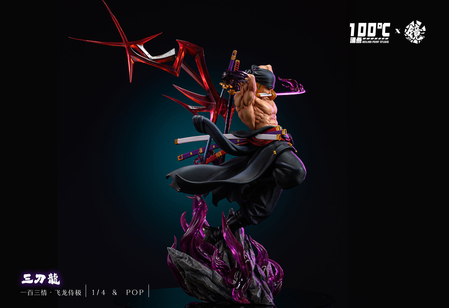 BOILING POINT x JING STUDIO – ONE PIECE: KING OF HELL, THREE SWORD DRAGON ZORO [SOLD OUT]
