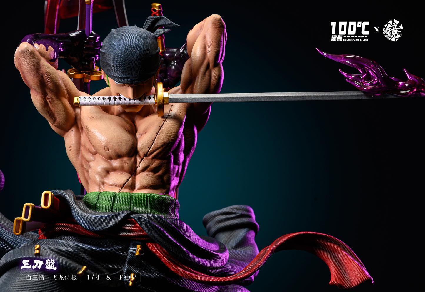 BOILING POINT x JING STUDIO – ONE PIECE: KING OF HELL, THREE SWORD DRAGON ZORO [SOLD OUT]