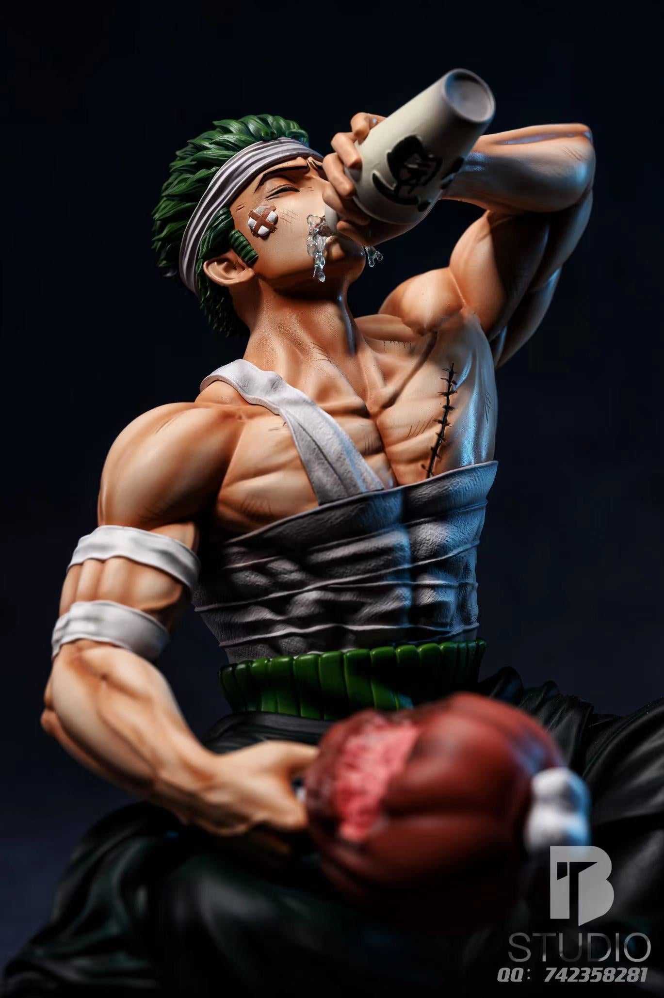 BT STUDIO – ONE PIECE: SITTING POSE SERIES DRINKING ZORO [SOLD OUT]