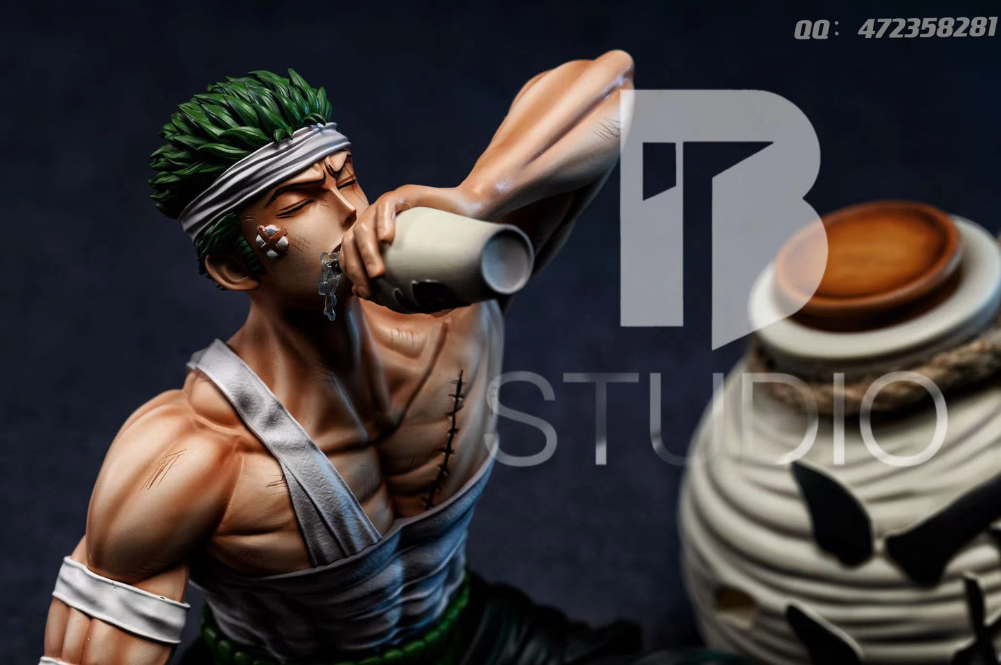 BT STUDIO – ONE PIECE: SITTING POSE SERIES DRINKING ZORO [SOLD OUT]