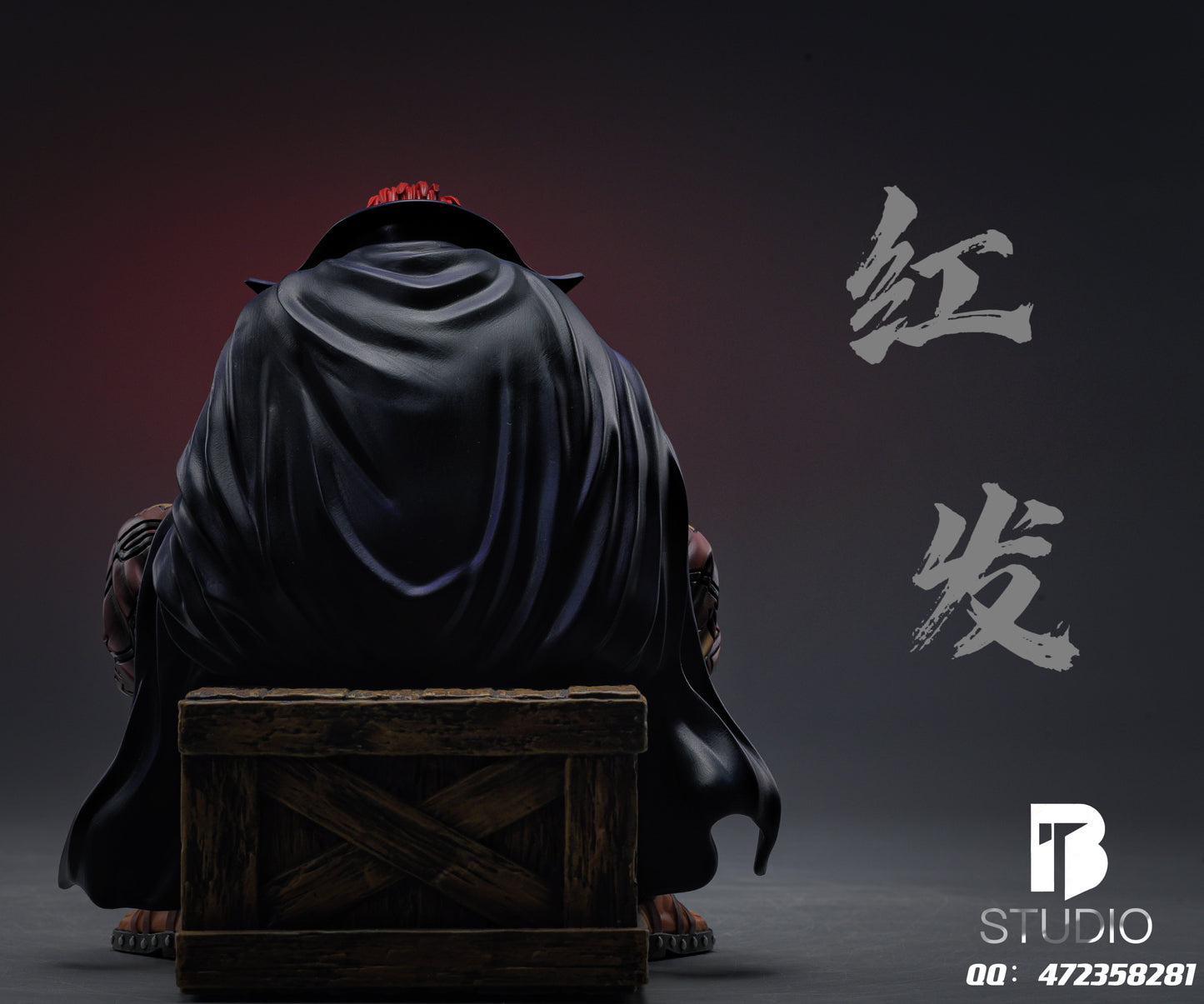 BT STUDIO – ONE PIECE: FOUR EMPERORS, SITTING POSE SERIES RED-HAIRED SHANKS [IN STOCK]
