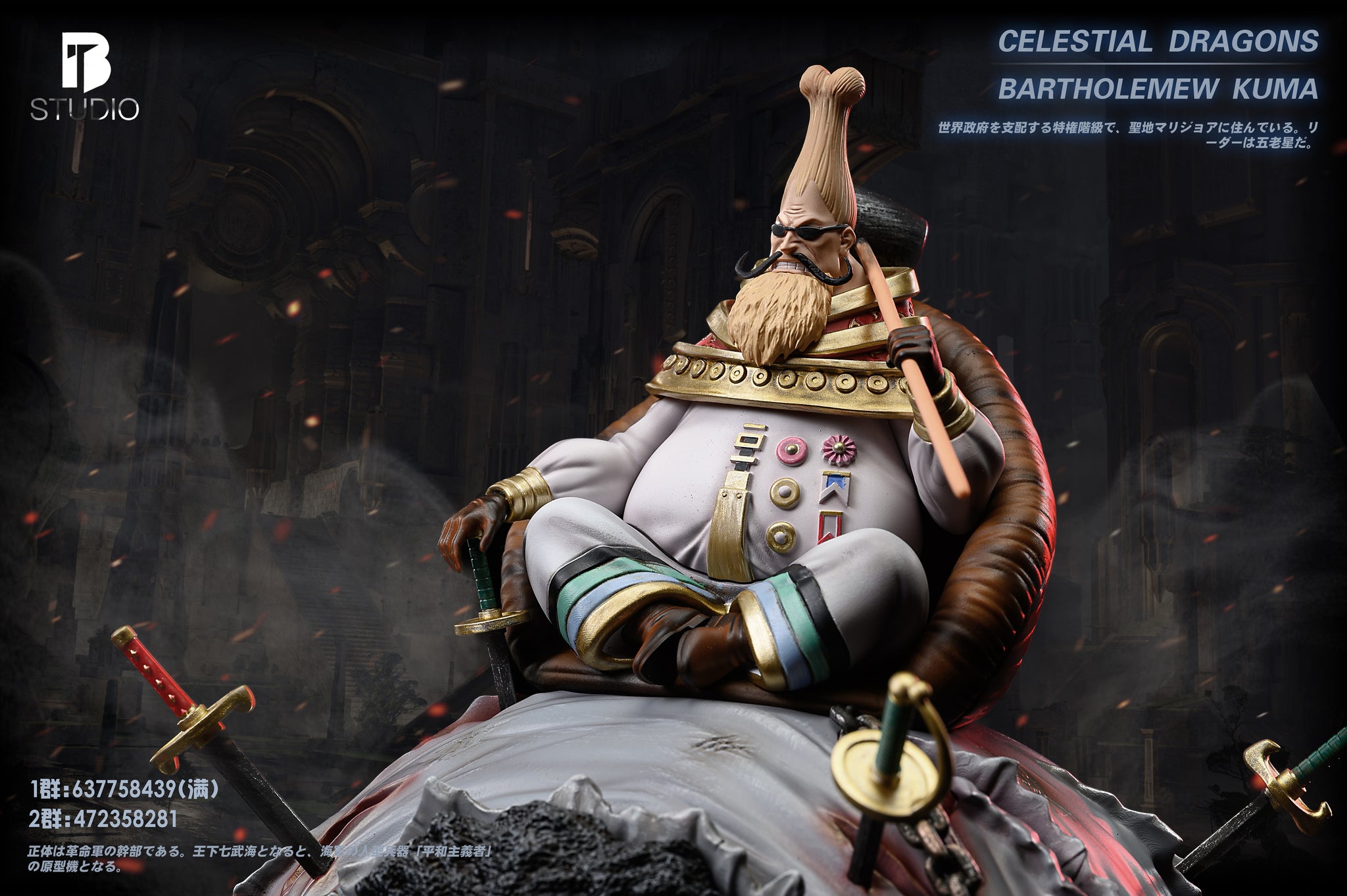 BT STUDIO ONE PIECE ICONIC SCENE SERIES, CELESTIAL DRAGON SLAVE, BA