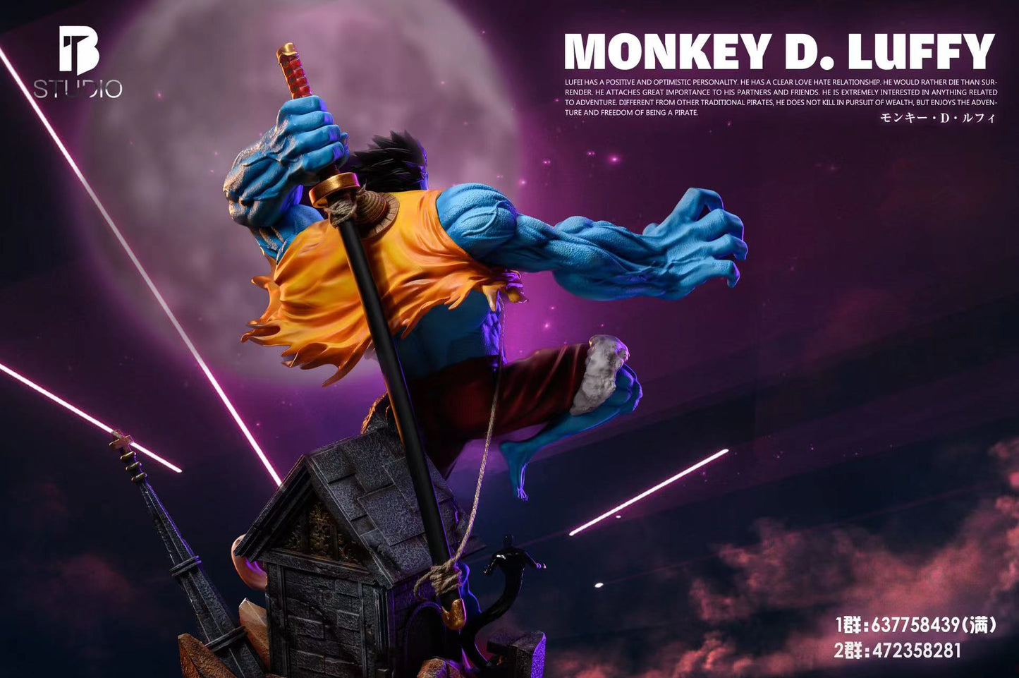 BT STUDIO – ONE PIECE: NIGHTMARE LUFFY [PRE-ORDER]