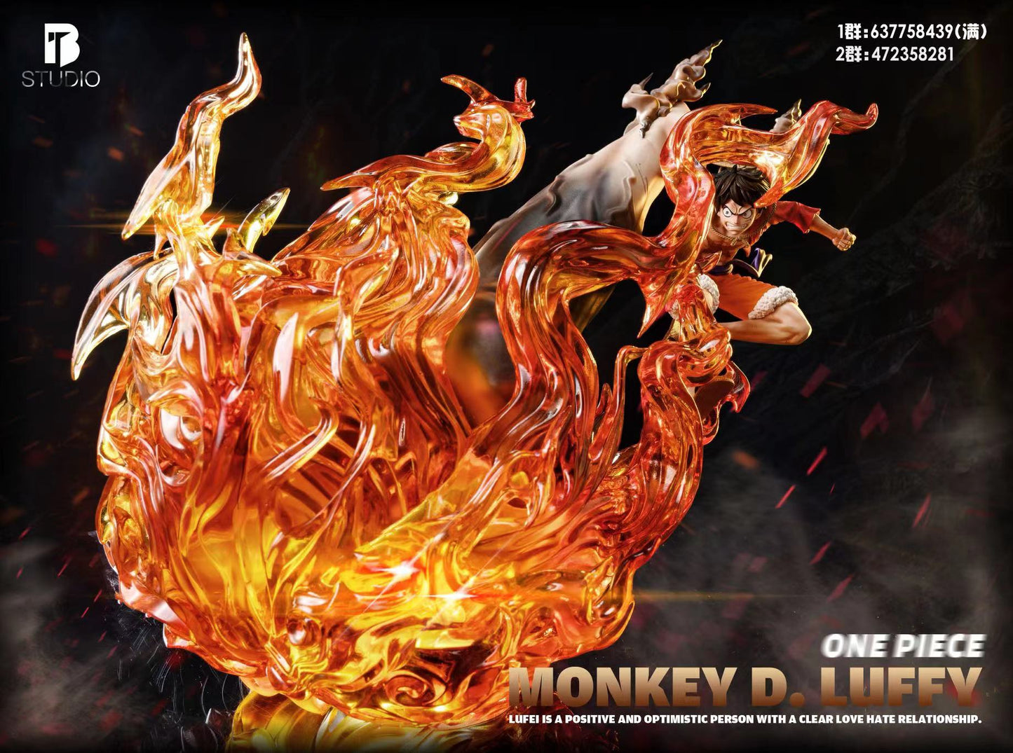 BT STUDIO – ONE PIECE: RED ROC LUFFY [IN STOCK]