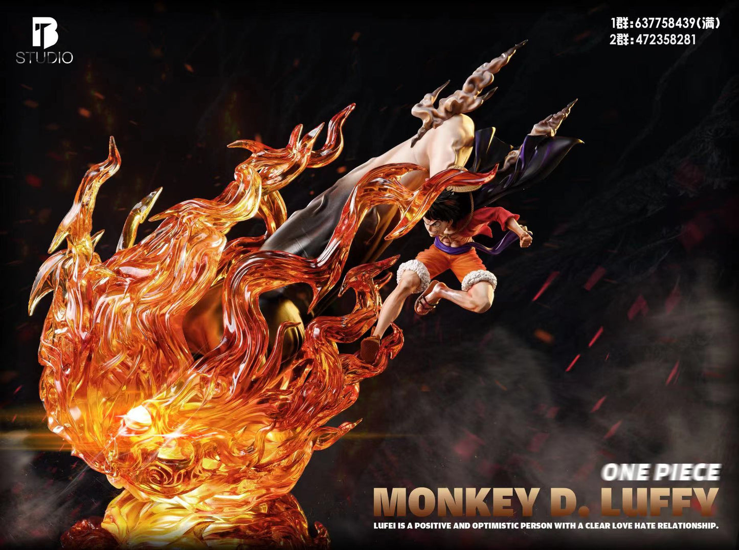 BT STUDIO – ONE PIECE: RED ROC LUFFY [IN STOCK]
