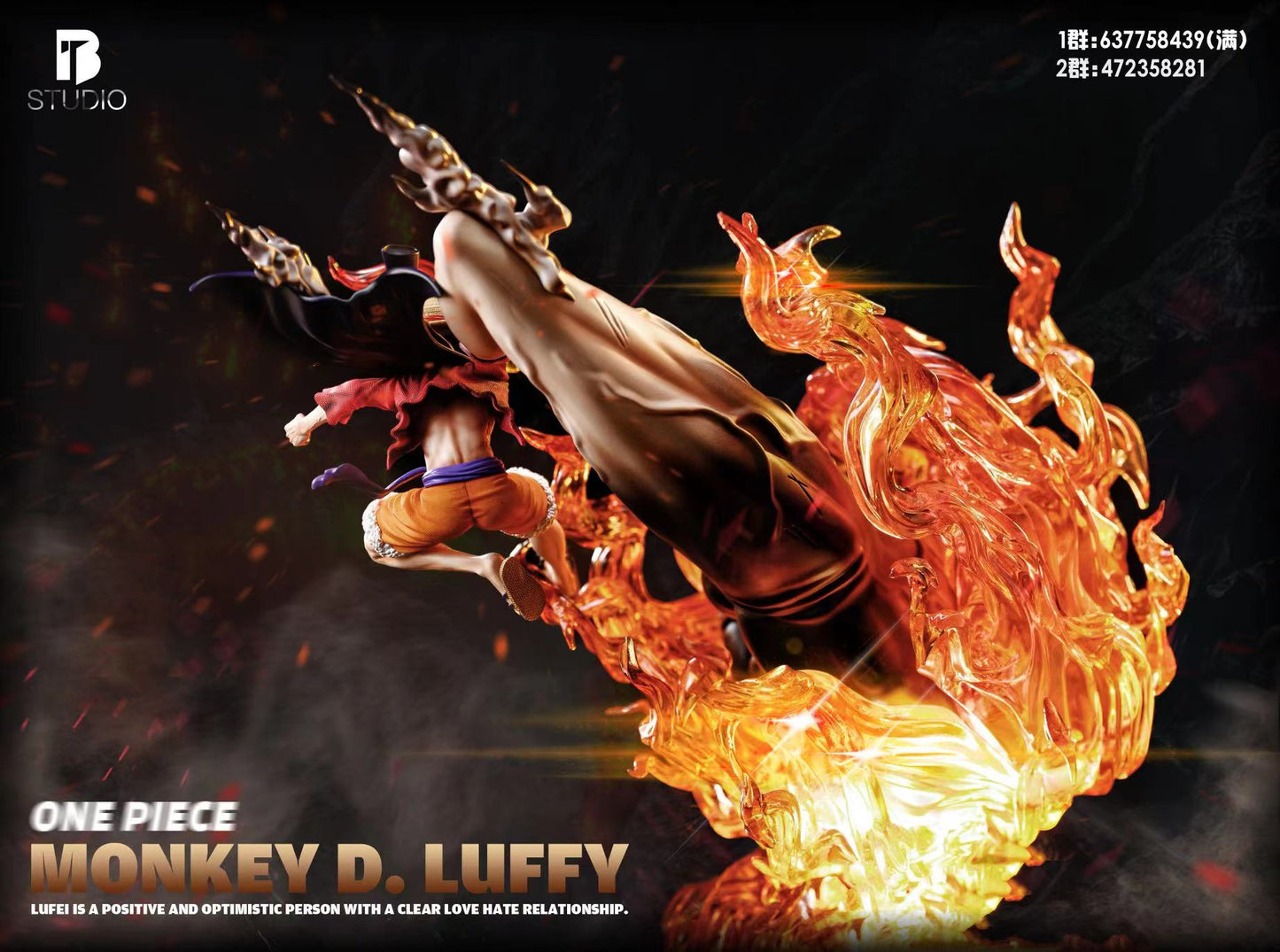 BT STUDIO – ONE PIECE: RED ROC LUFFY [IN STOCK]