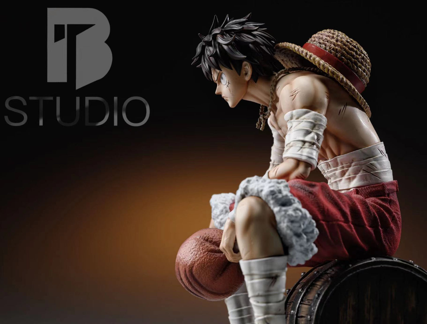 BT STUDIO – ONE PIECE: SITTING POSE SERIES LUFFY [IN STOCK]