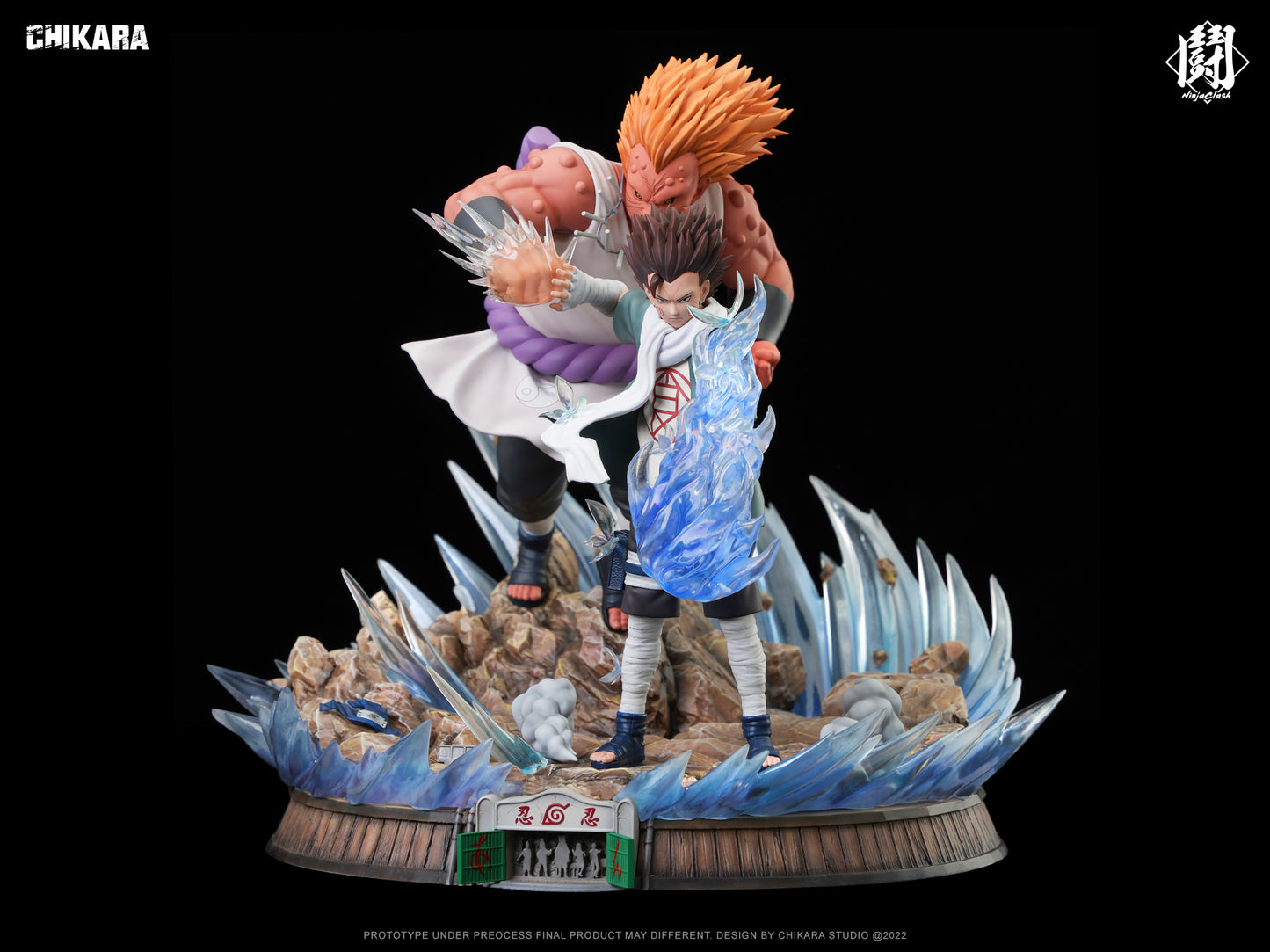 CHIKARA STUDIO – NARUTO: CHOJI AKIMICHI VS JIROBO [IN STOCK]