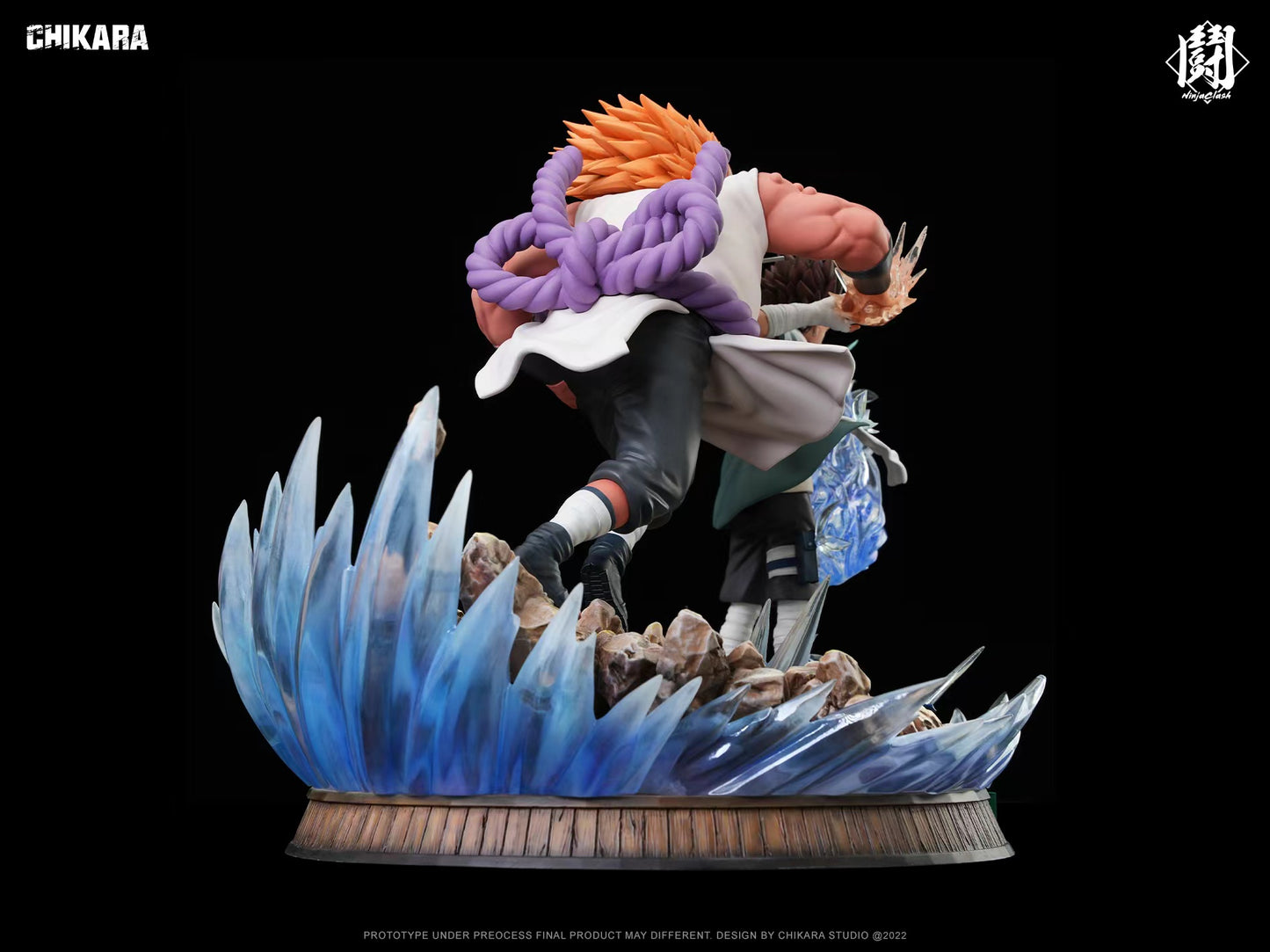 CHIKARA STUDIO – NARUTO: CHOJI AKIMICHI VS JIROBO [IN STOCK]