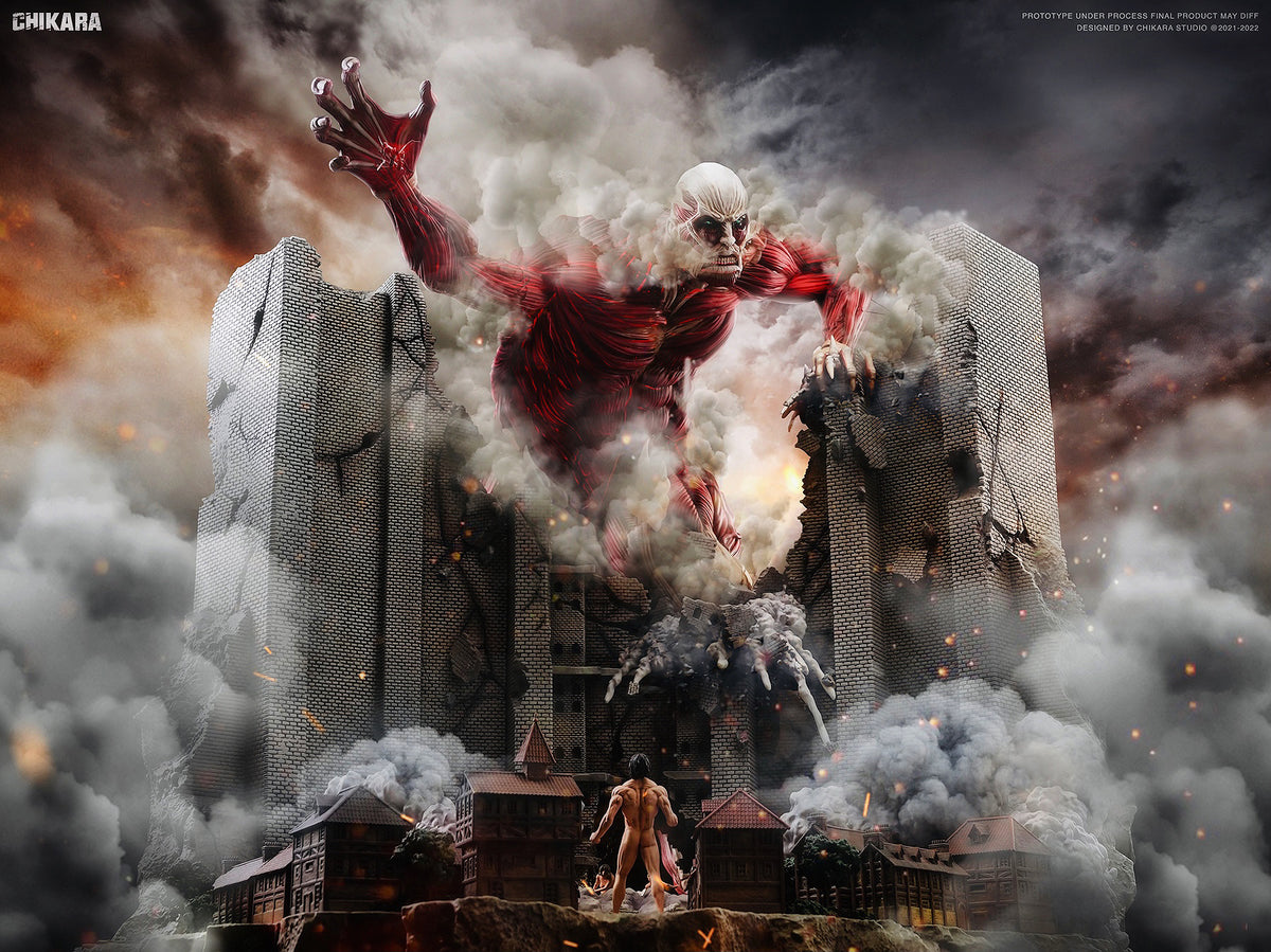 Collsal CHIKARA STUDIO – ATTACK ON TITAN: TITAN SERIES, COLOSSAL TITAN [SOLD O ...