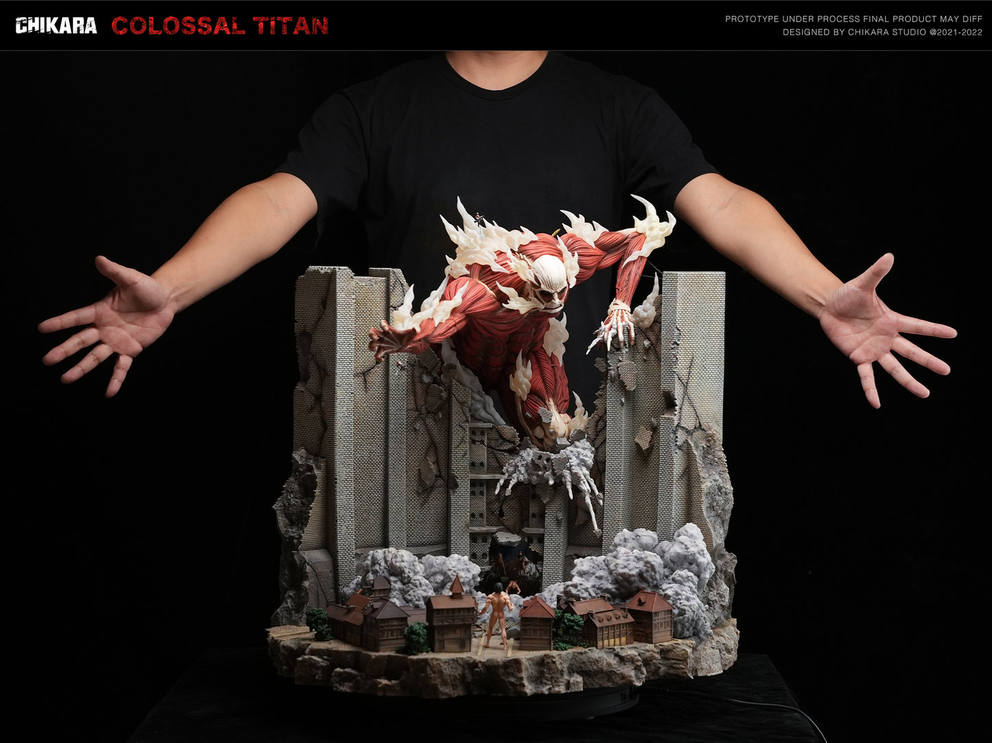 CHIKARA STUDIO – ATTACK ON TITAN: TITAN SERIES, COLOSSAL TITAN [IN STOCK]