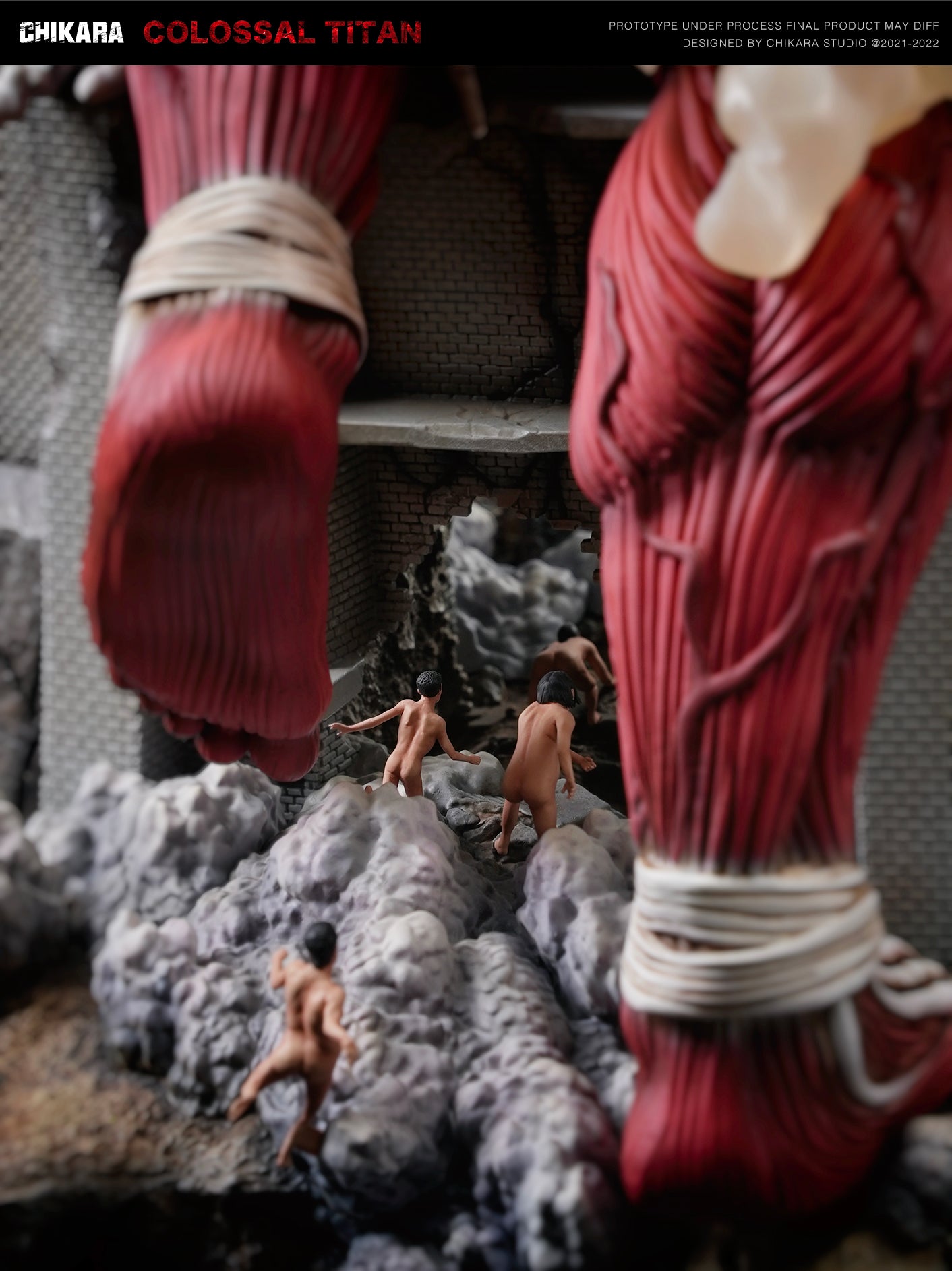 CHIKARA STUDIO – ATTACK ON TITAN: TITAN SERIES, COLOSSAL TITAN [SOLD OUT]