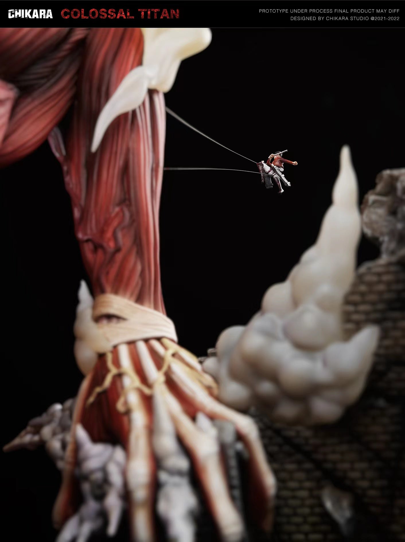 CHIKARA STUDIO – ATTACK ON TITAN: TITAN SERIES, COLOSSAL TITAN [SOLD OUT]