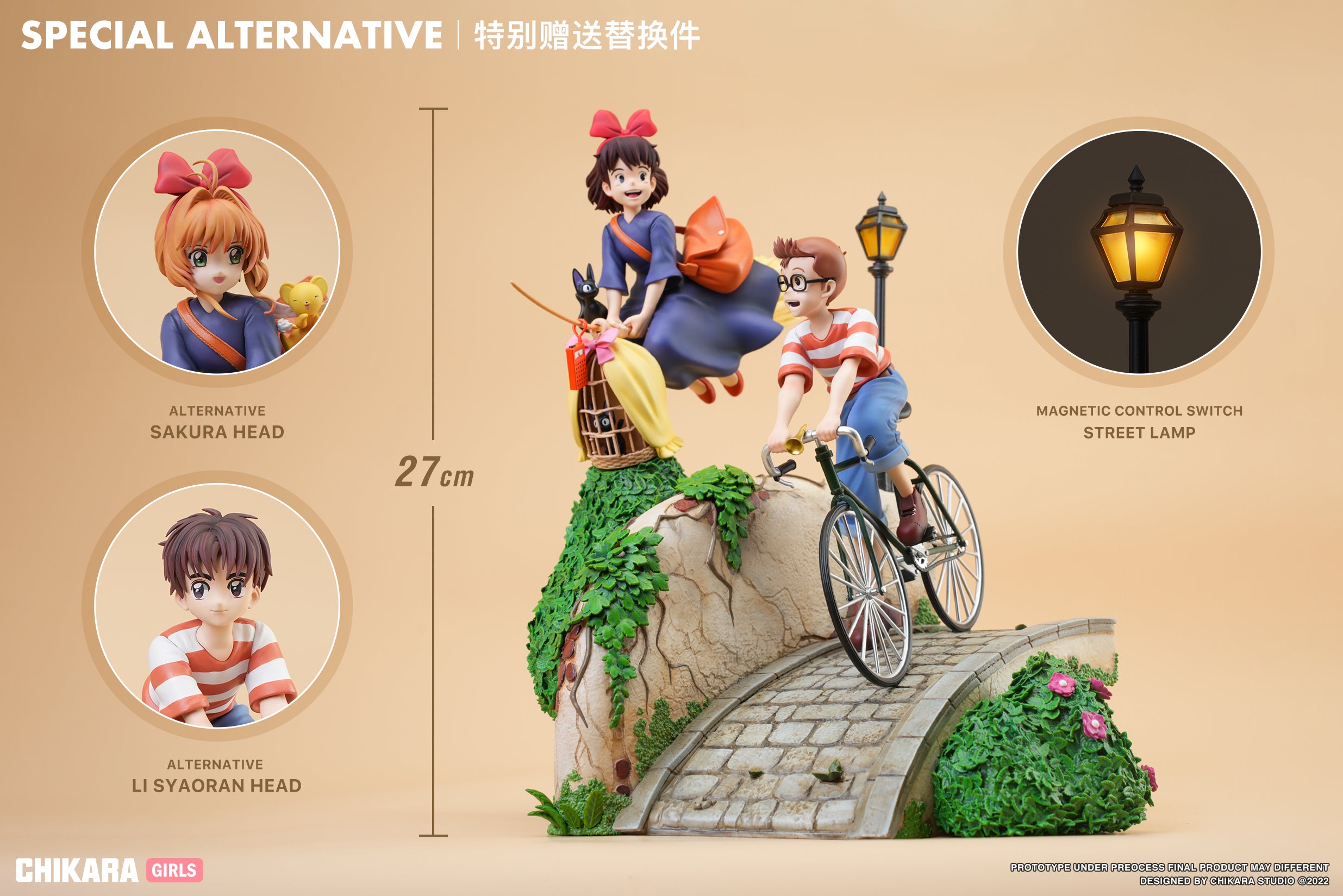CHIKARA STUDIO – KIKI'S DELIVERY SERVICE: KIKI AND TOMBO, SAKURA
