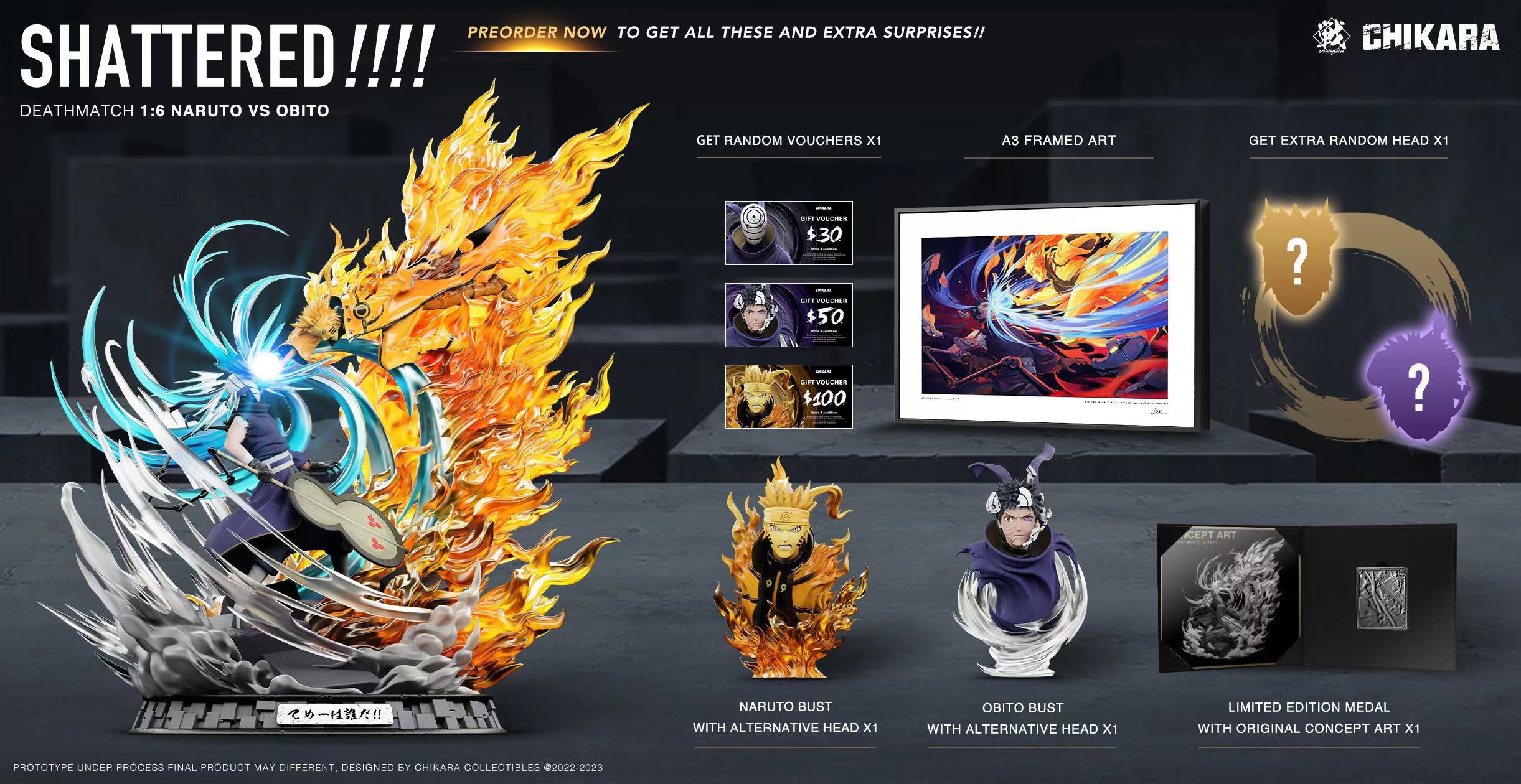CHIKARA STUDIO – NARUTO: SHATTERED! NARUTO VS OBITO [SOLD OUT
