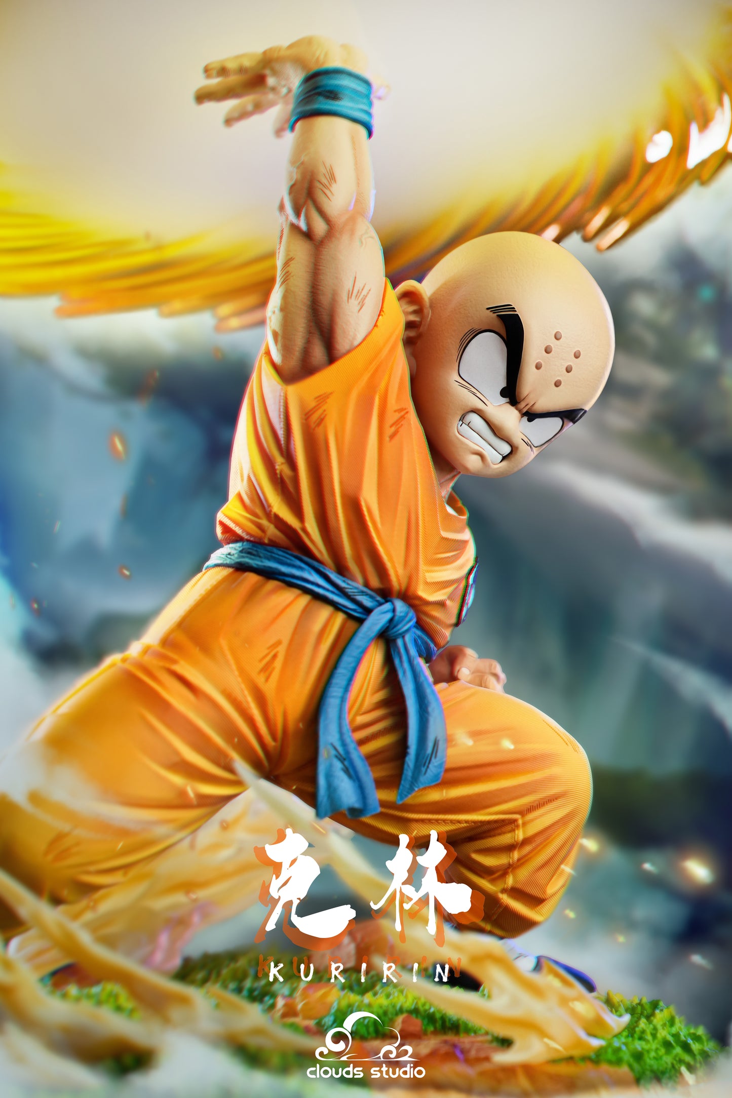 CLOUDS STUDIO – DRAGON BALL Z: DESTRUCTO DISC KRILLIN [IN STOCK]