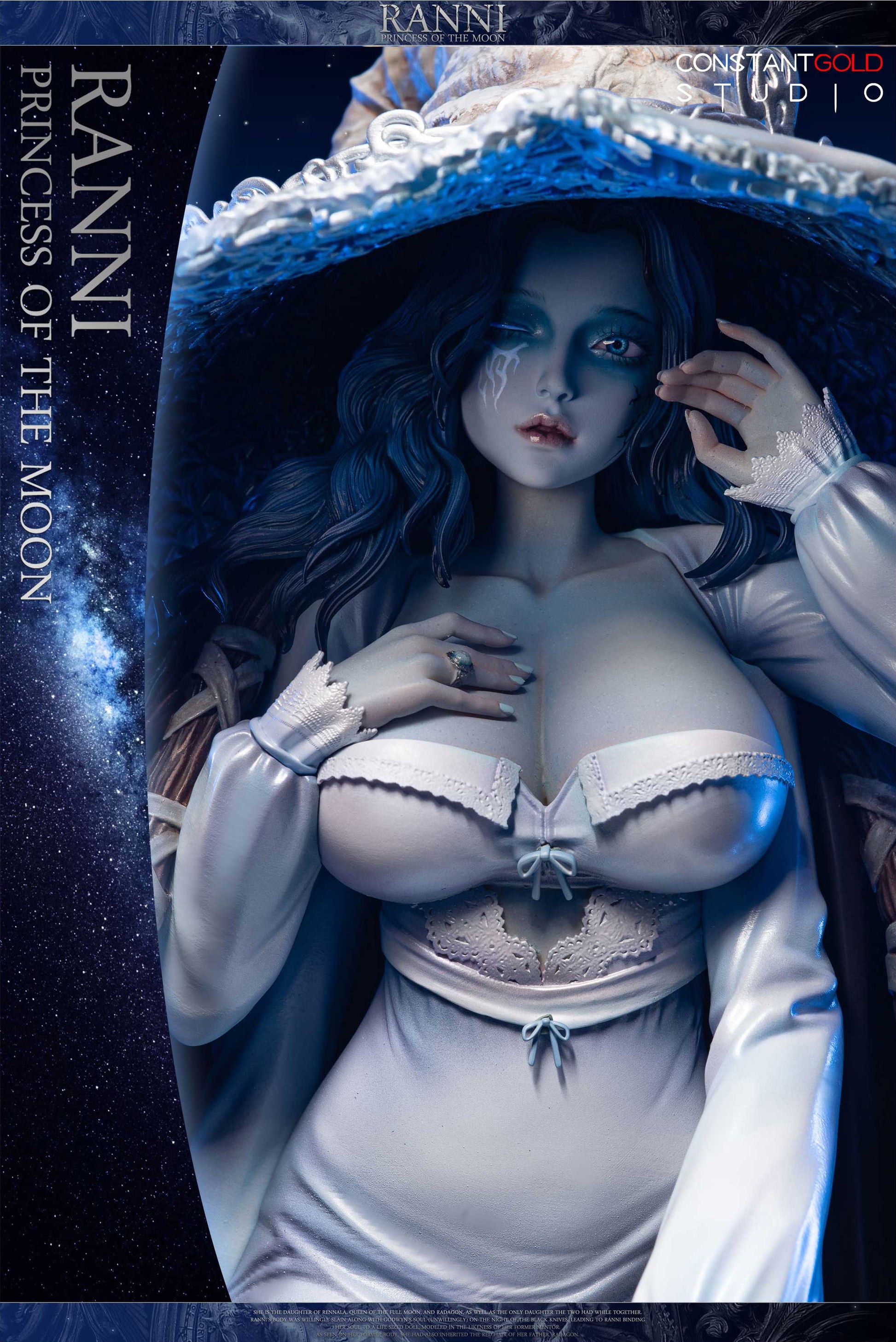 CONSTANT GOLD STUDIO ELDEN RING: RANNI, PRINCESS OF THE MOON (18+) [ FF COLLECTIBLES CONSTANT GOLD STUDIO ELDEN RING: RANNI, PRINCESS OF THE MOON (18+) [ FF COLLECTIBLES