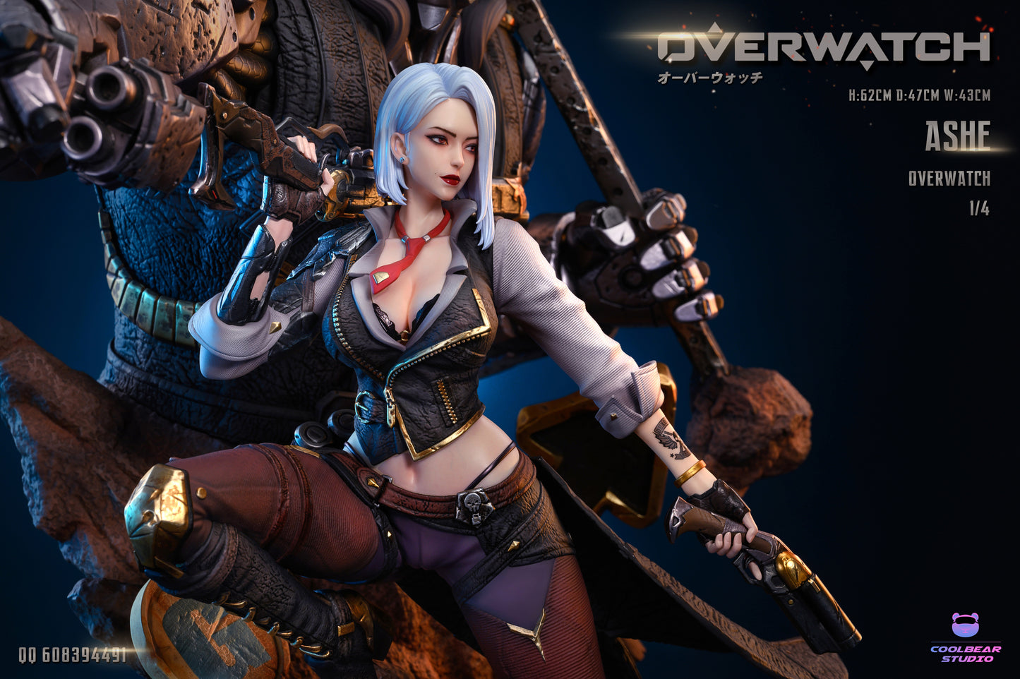 COOLBEAR STUDIO – OVERWATCH: “CALAMITY” ASHE (18+) [PRE-ORDER]