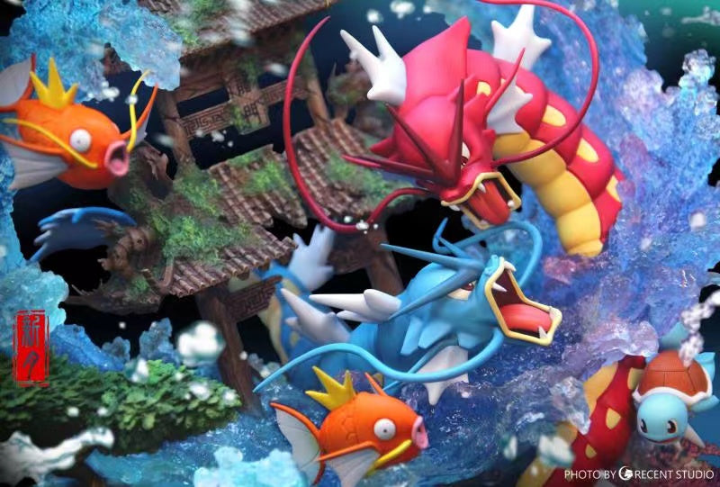 CRESCENT STUDIO – POKEMON: EVOLUTION SERIES - FAMILY OF GYARADOS [IN STOCK]