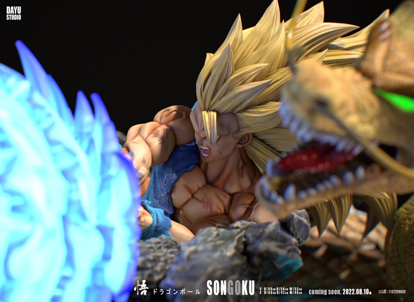 DAYU STUDIO – DRAGON BALL Z: SUPER SAIYAN 3 GOKU [IN STOCK]