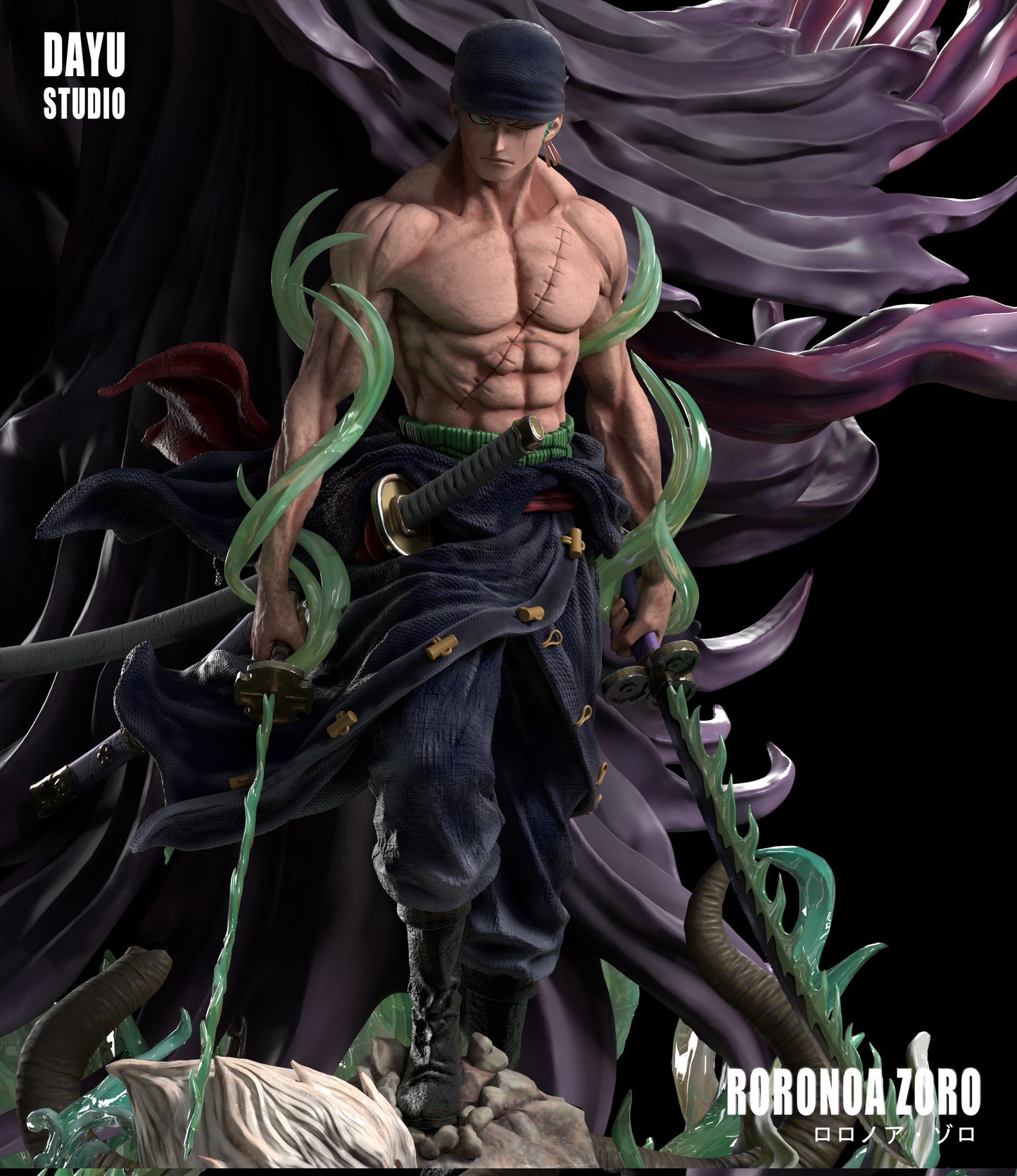 DAYU STUDIO – ONE PIECE: MONSTER TRIO, RORONOA ZORO [SOLD OUT]