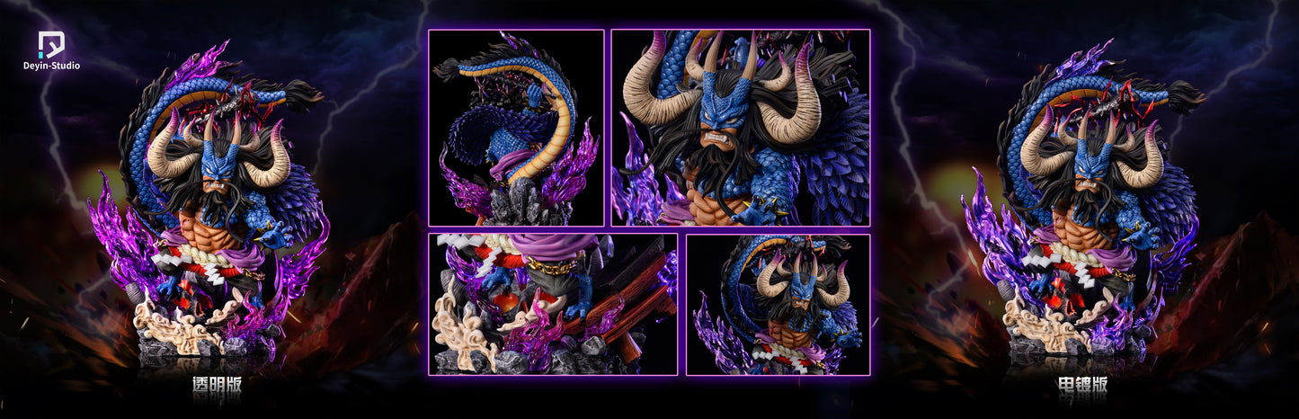 DEYIN STUDIO – ONE PIECE: FOUR EMPEROR SERIES, HYBRID HUMAN-BEAST FORM KAIDO [PRE-ORDER]