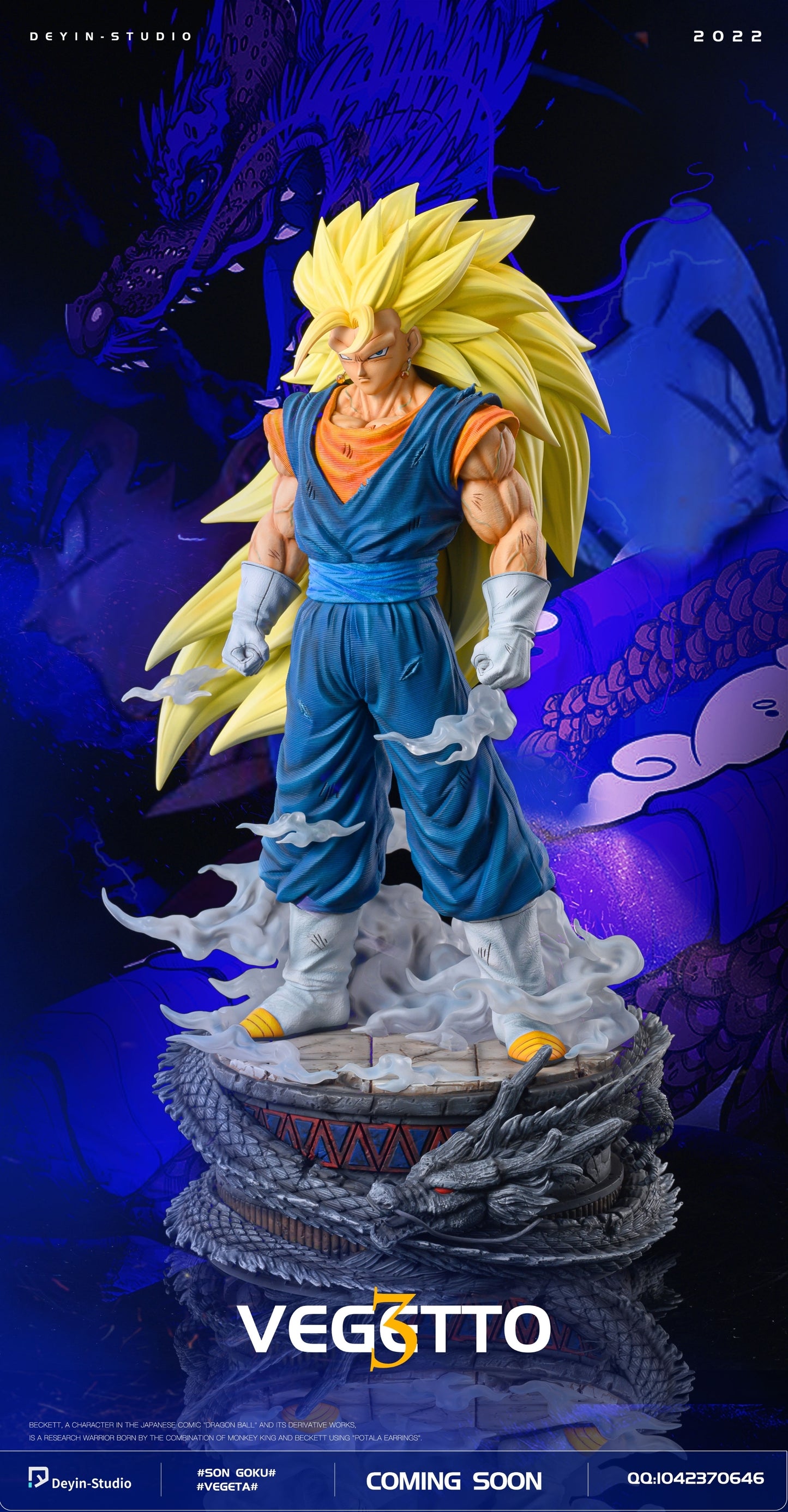 DEYIN STUDIO – DRAGON BALL Z: SUPER SAIYAN 3 VEGETTO [SOLD OUT]