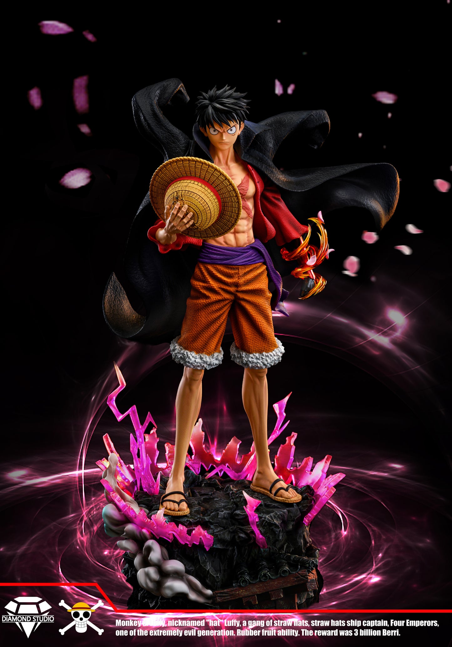 DIAMOND STUDIO – ONE PIECE: STANDING SERIES, RYUO HAKI LUFFY AND FLAME EMPEROR SABO [IN STOCK]