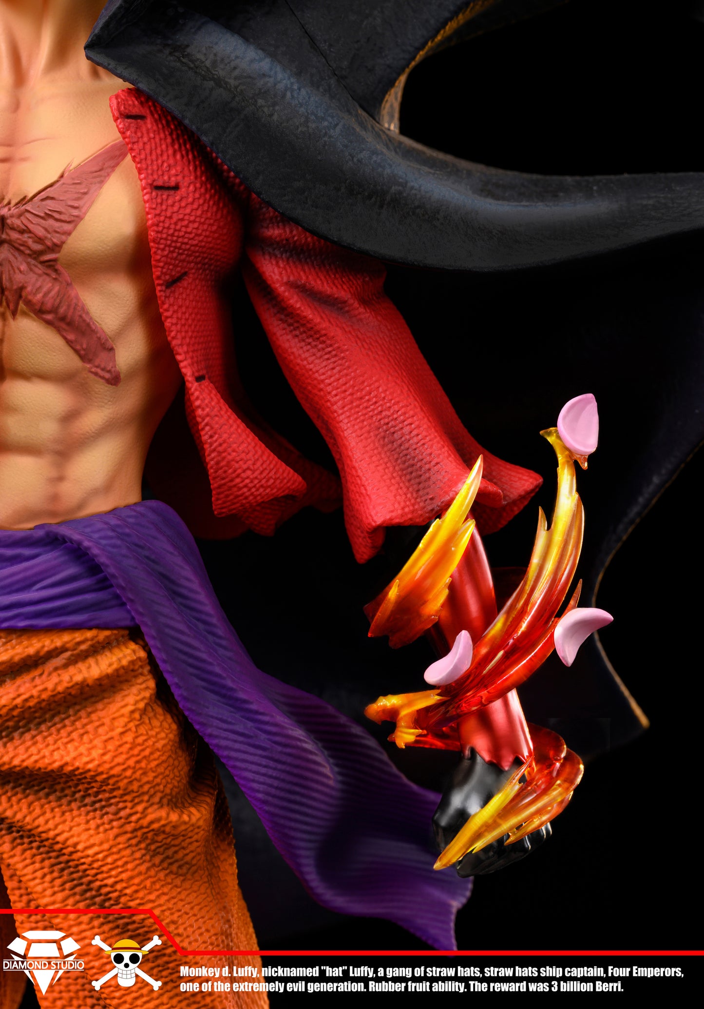 DIAMOND STUDIO – ONE PIECE: STANDING SERIES, RYUO HAKI LUFFY AND FLAME EMPEROR SABO [IN STOCK]