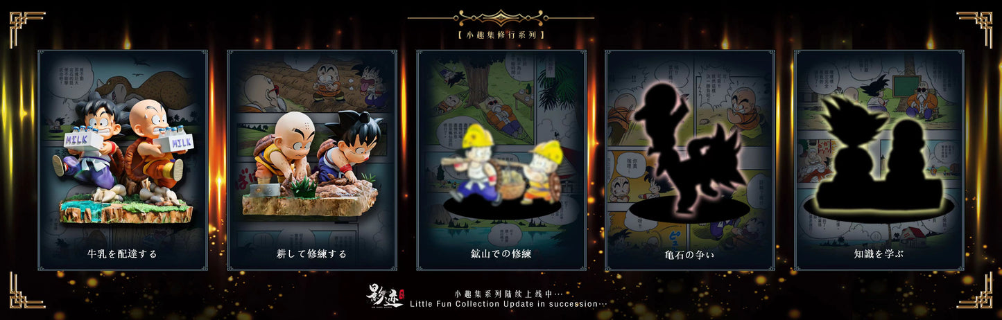 DIM MODEL STUDIO – DRAGON BALL Z: CHILDHOOD TRAINING SERIES 2. GOKU AND KRILLIN DIGGING [SOLD OUT]