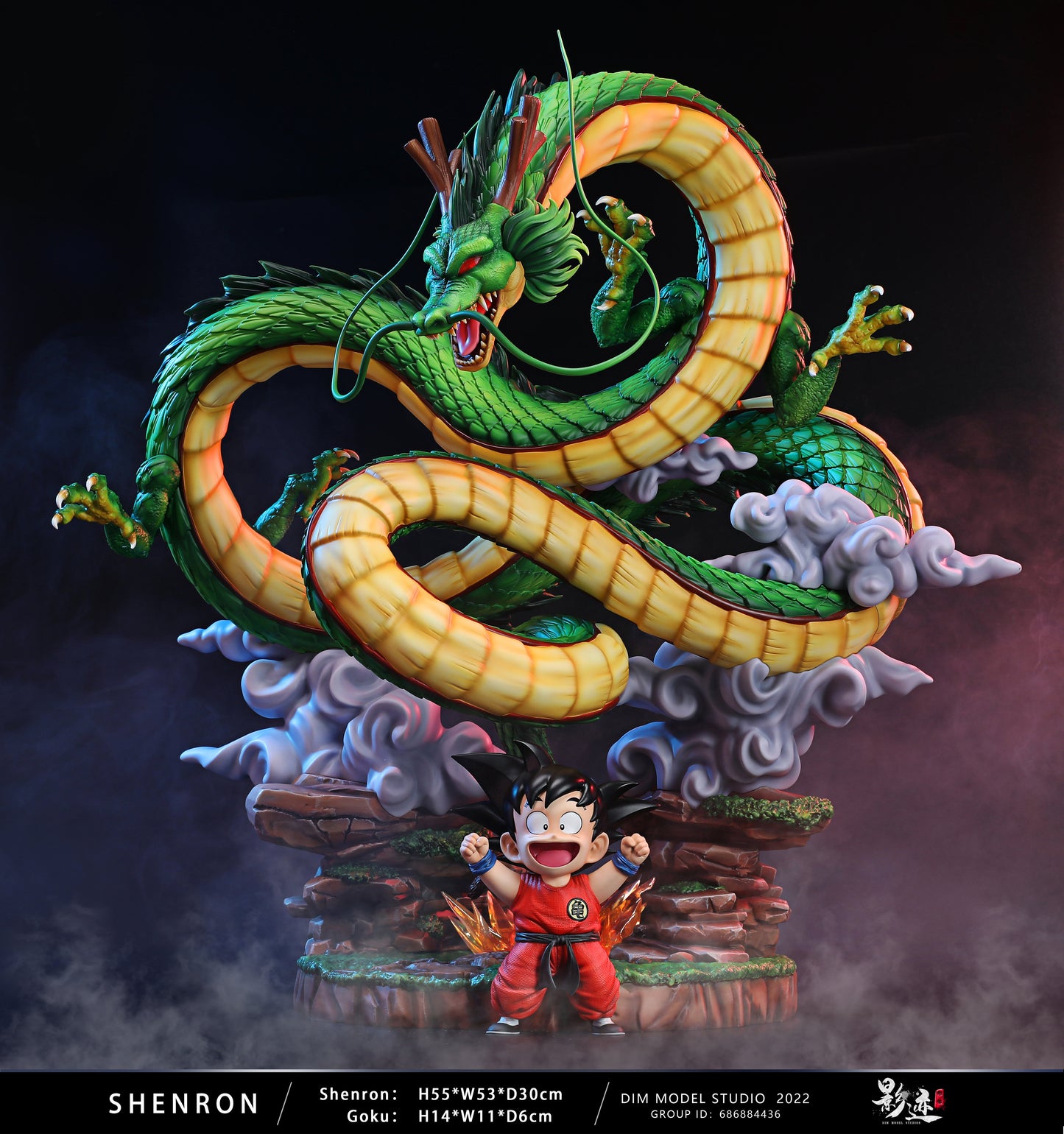 DIM MODEL STUDIO – DRAGON BALL: GOKU AND SHENRON [SOLD OUT]