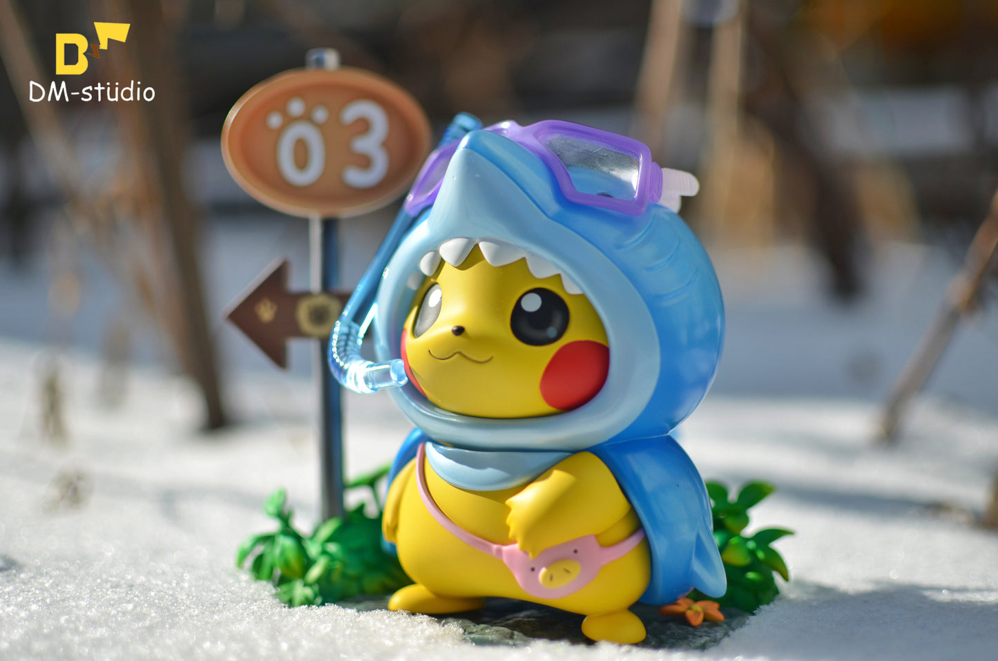 DM STUDIO – POKEMON: ANIMAL COSPLAY SERIES, SHARK COSPLAY PIKACHU [SOLD OUT]