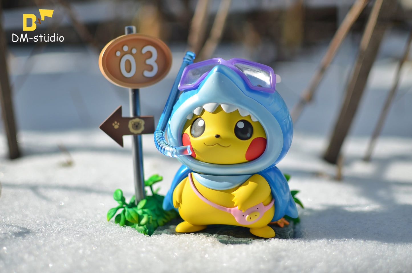 DM STUDIO – POKEMON: ANIMAL COSPLAY SERIES, SHARK COSPLAY PIKACHU [SOLD OUT]