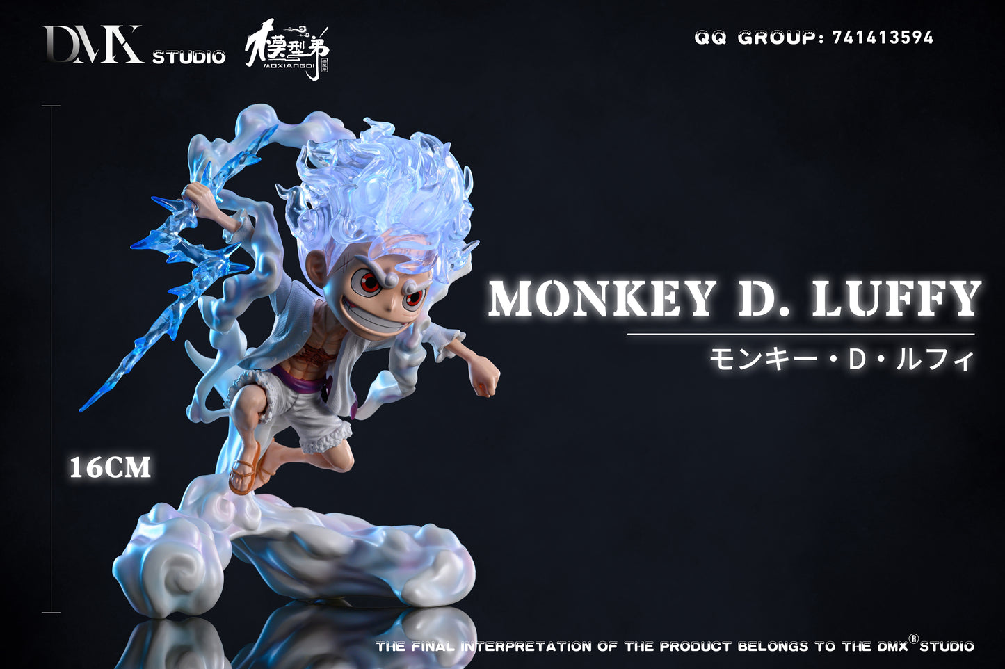 DMX x MOXIANGDI STUDIO – ONE PIECE: SD NIKA LUFFY [IN STOCK]