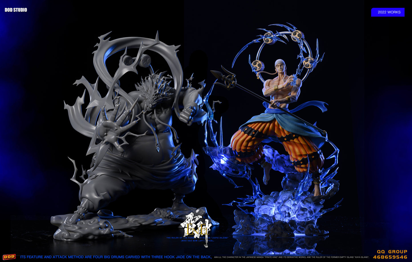 DOD STUDIO – ONE PIECE: LOGIA SERIES 1. THUNDER GOD ENEL [SOLD OUT]