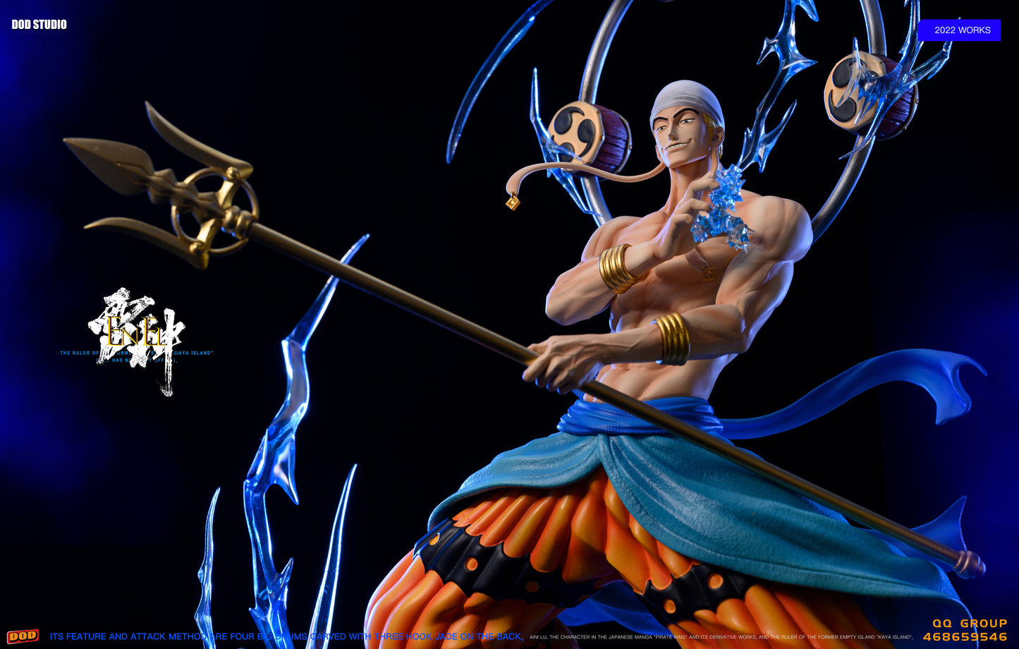 DOD STUDIO – ONE PIECE: LOGIA SERIES 1. THUNDER GOD ENEL [SOLD OUT]