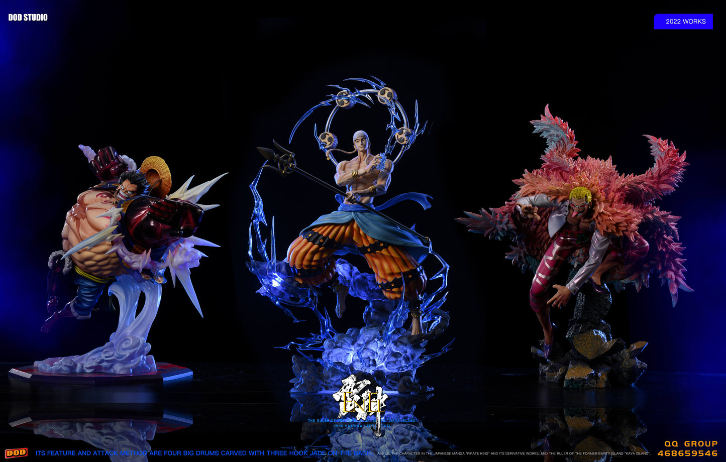 DOD STUDIO – ONE PIECE: LOGIA SERIES 1. THUNDER GOD ENEL [SOLD OUT]