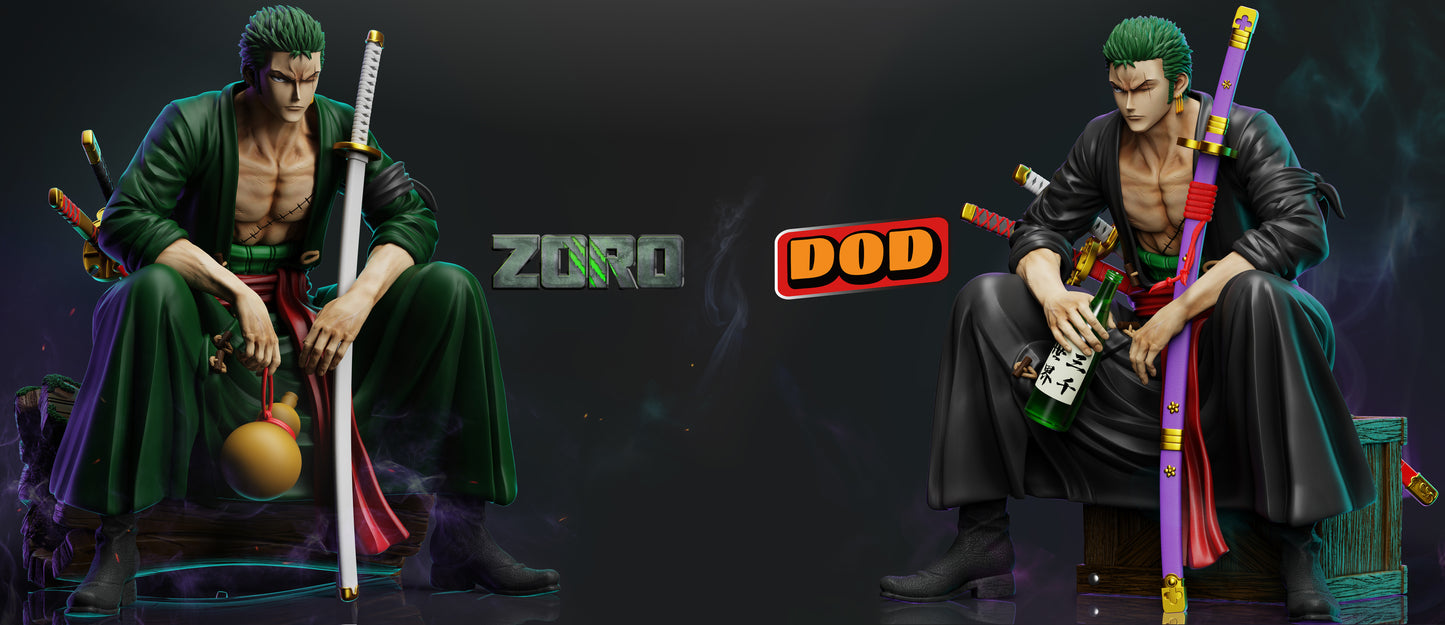 DOD x ZORO STUDIO – ONE PIECE: ZORO SERIES 2. SITTING ZORO [IN STOCK]