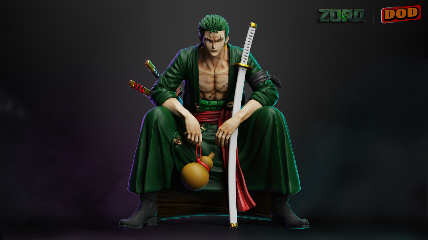 DOD x ZORO STUDIO – ONE PIECE: ZORO SERIES 2. SITTING ZORO [SOLD OUT]