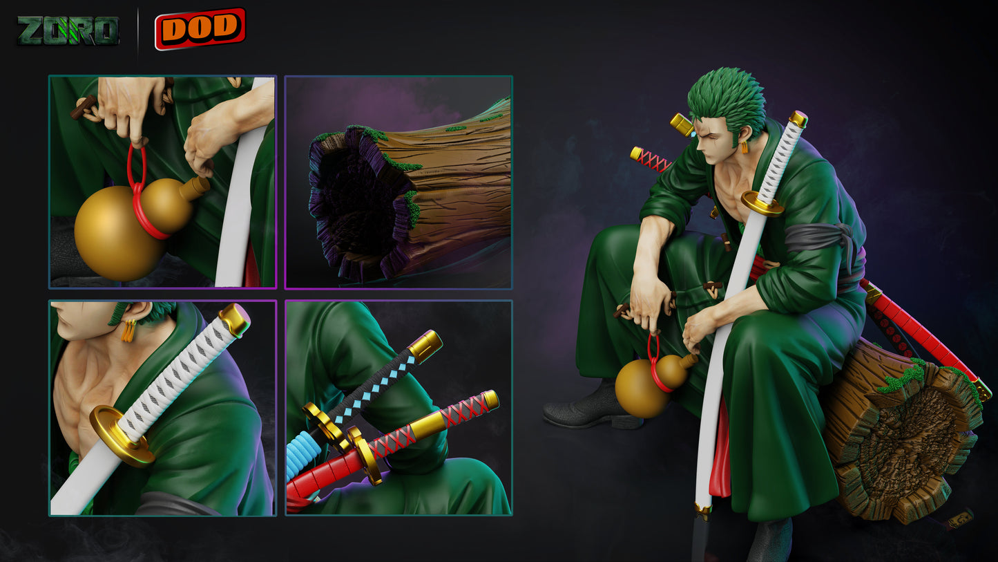 DOD x ZORO STUDIO – ONE PIECE: ZORO SERIES 2. SITTING ZORO [SOLD OUT]