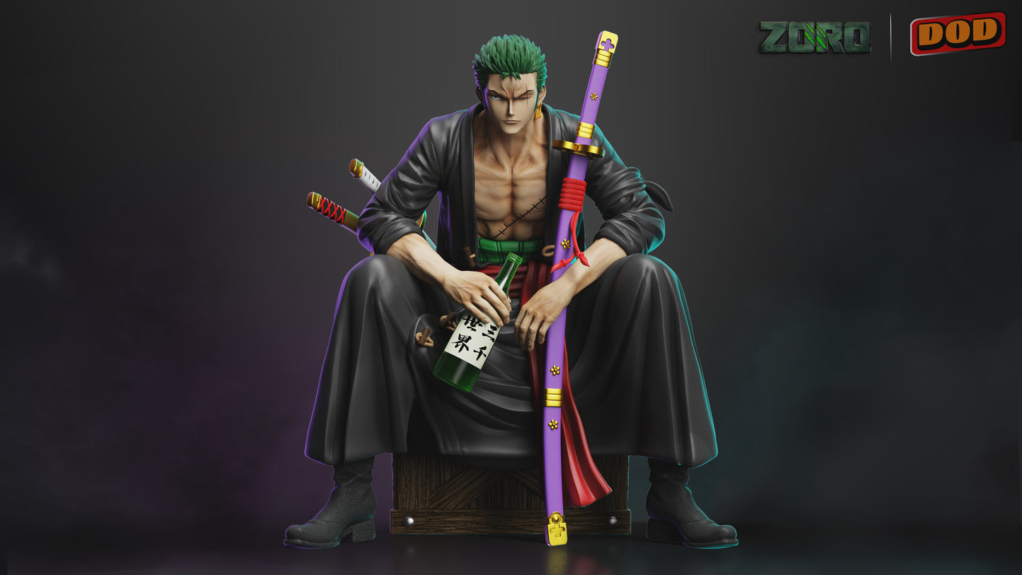 DOD x ZORO STUDIO – ONE PIECE: ZORO SERIES 2. SITTING ZORO [SOLD OUT]