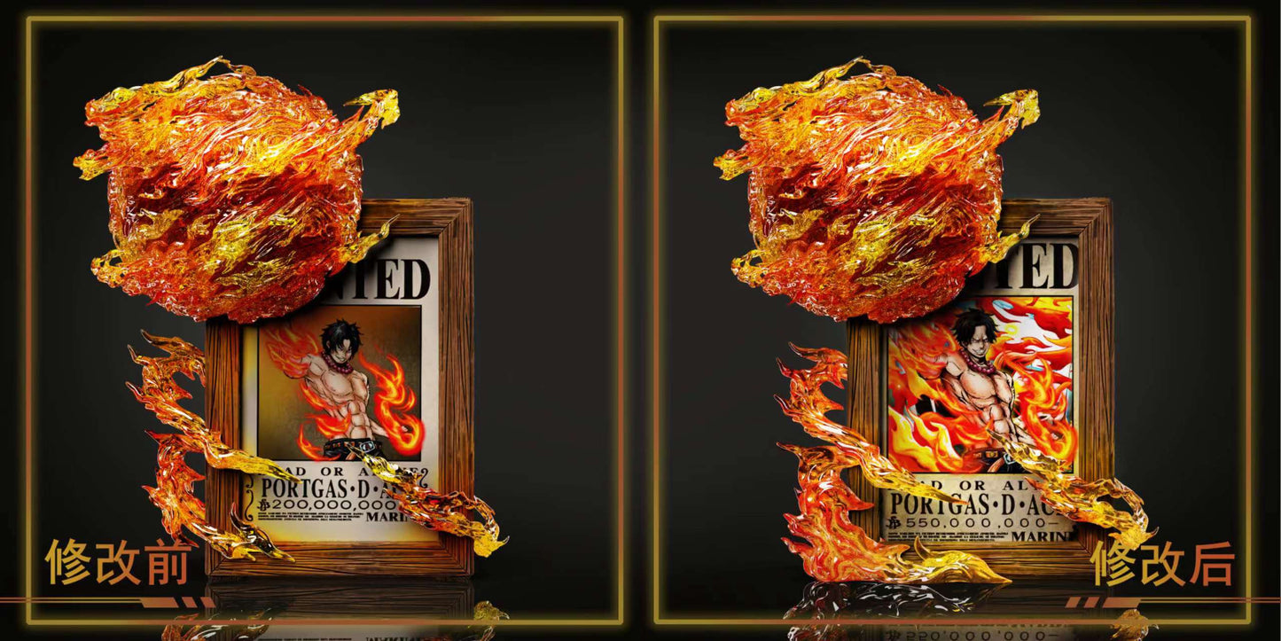 DOD x GOD STUDIO – ONE PIECE: WANTED POSTER WOODEN BOX SERIES, ACE [PRE-ORDER]