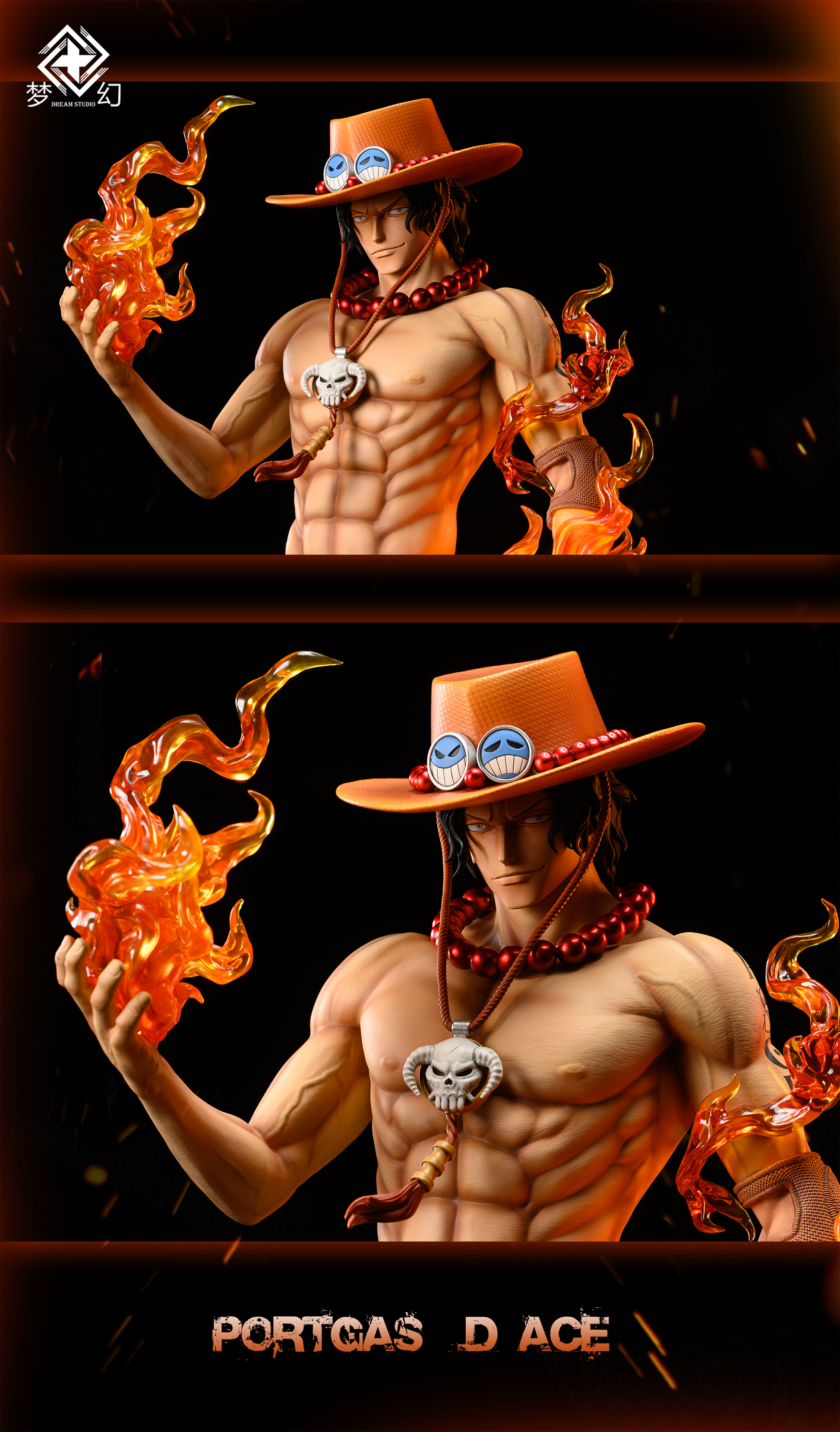 DREAM STUDIO – ONE PIECE: 3RD ANNIVERSARY PORTGAS D. ACE 1/3 [SOLD DREAM STUDIO – ONE PIECE: 3RD ANNIVERSARY PORTGAS D. ACE 1/3 [SOLD