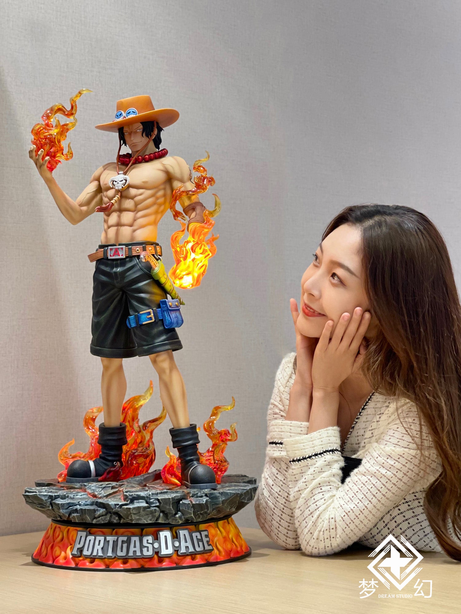 DREAM STUDIO – ONE PIECE: 3RD ANNIVERSARY PORTGAS D. ACE 1/3 [SOLD