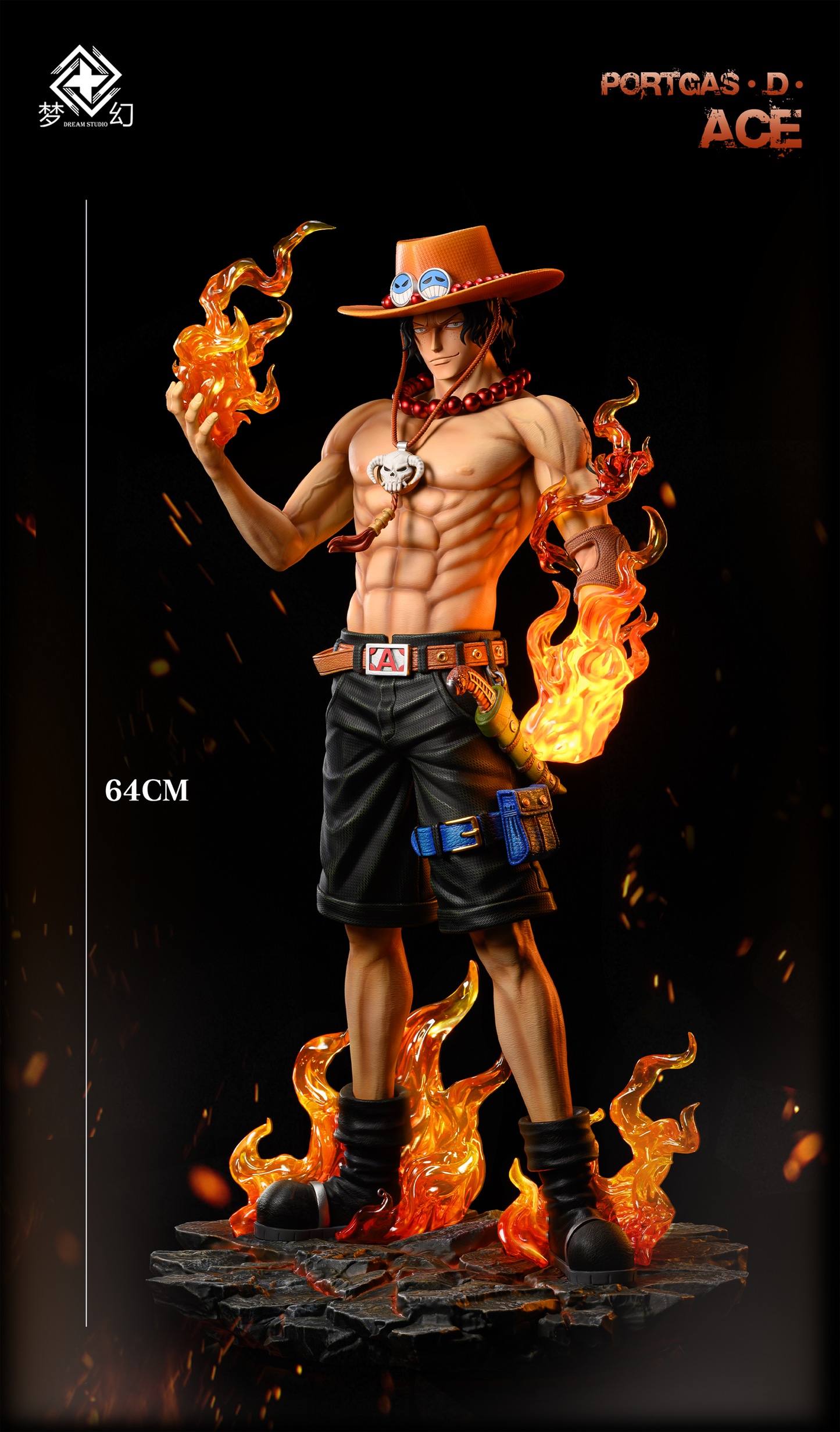 DREAM STUDIO – ONE PIECE: 3RD ANNIVERSARY PORTGAS D. ACE 1/3 [SOLD OUT]