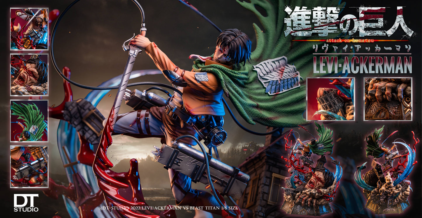 DT STUDIO – ATTACK ON TITAN: LEVI ACKERMAN VS BEAST TITAN [SOLD OUT]