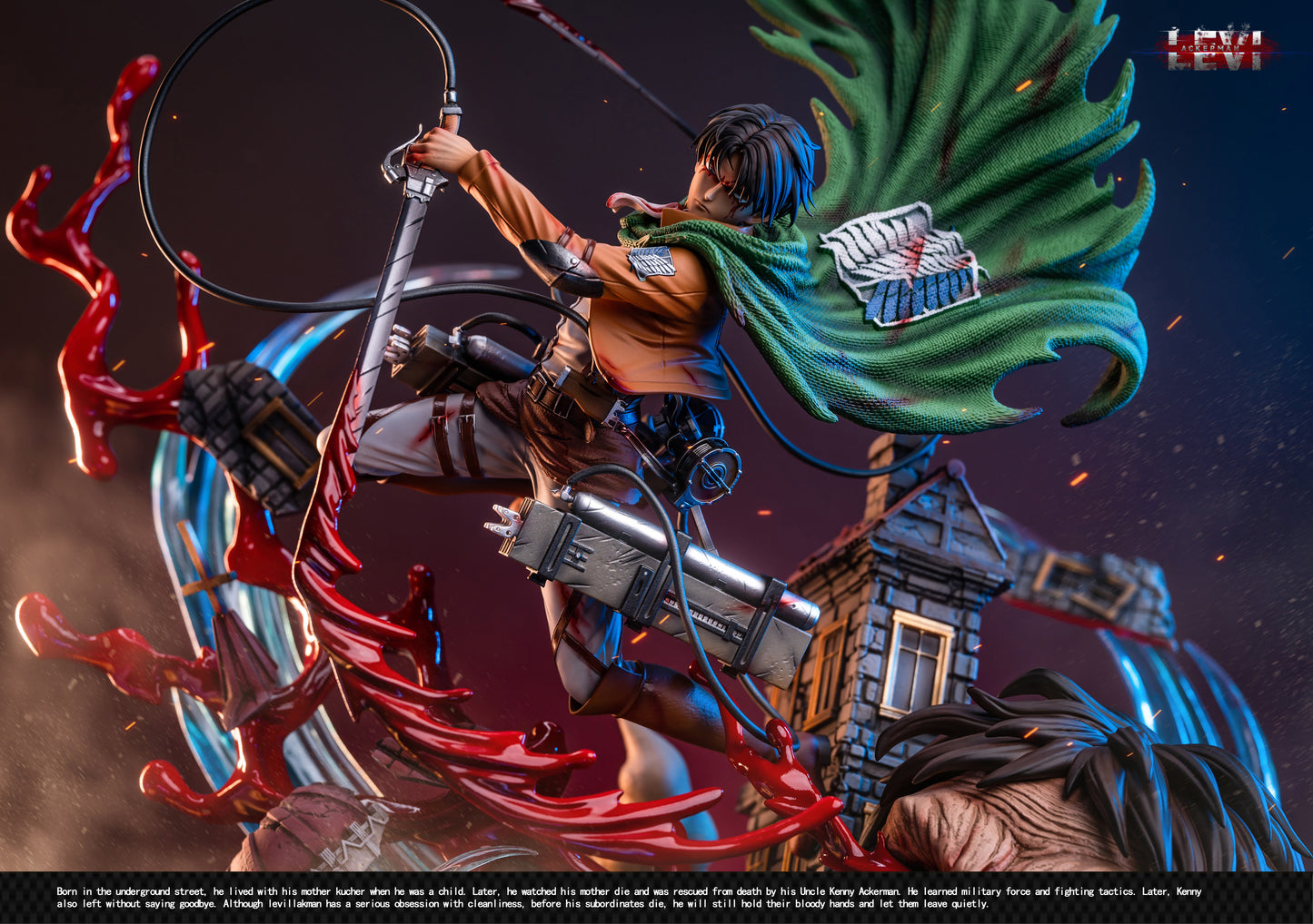 DT STUDIO – ATTACK ON TITAN: LEVI ACKERMAN VS BEAST TITAN [SOLD OUT]