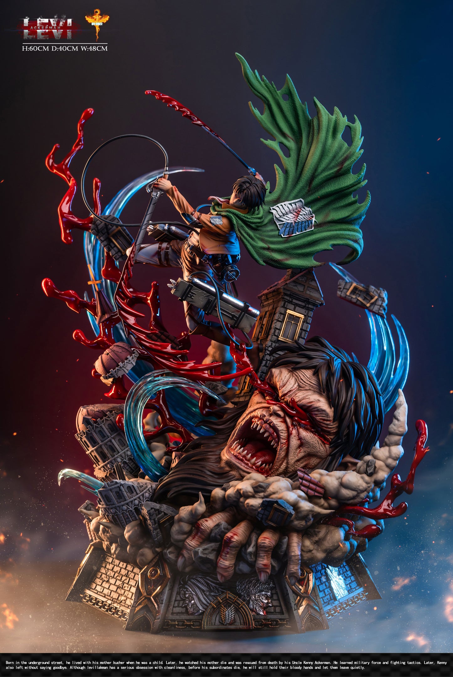 DT STUDIO – ATTACK ON TITAN: LEVI ACKERMAN VS BEAST TITAN [SOLD OUT]