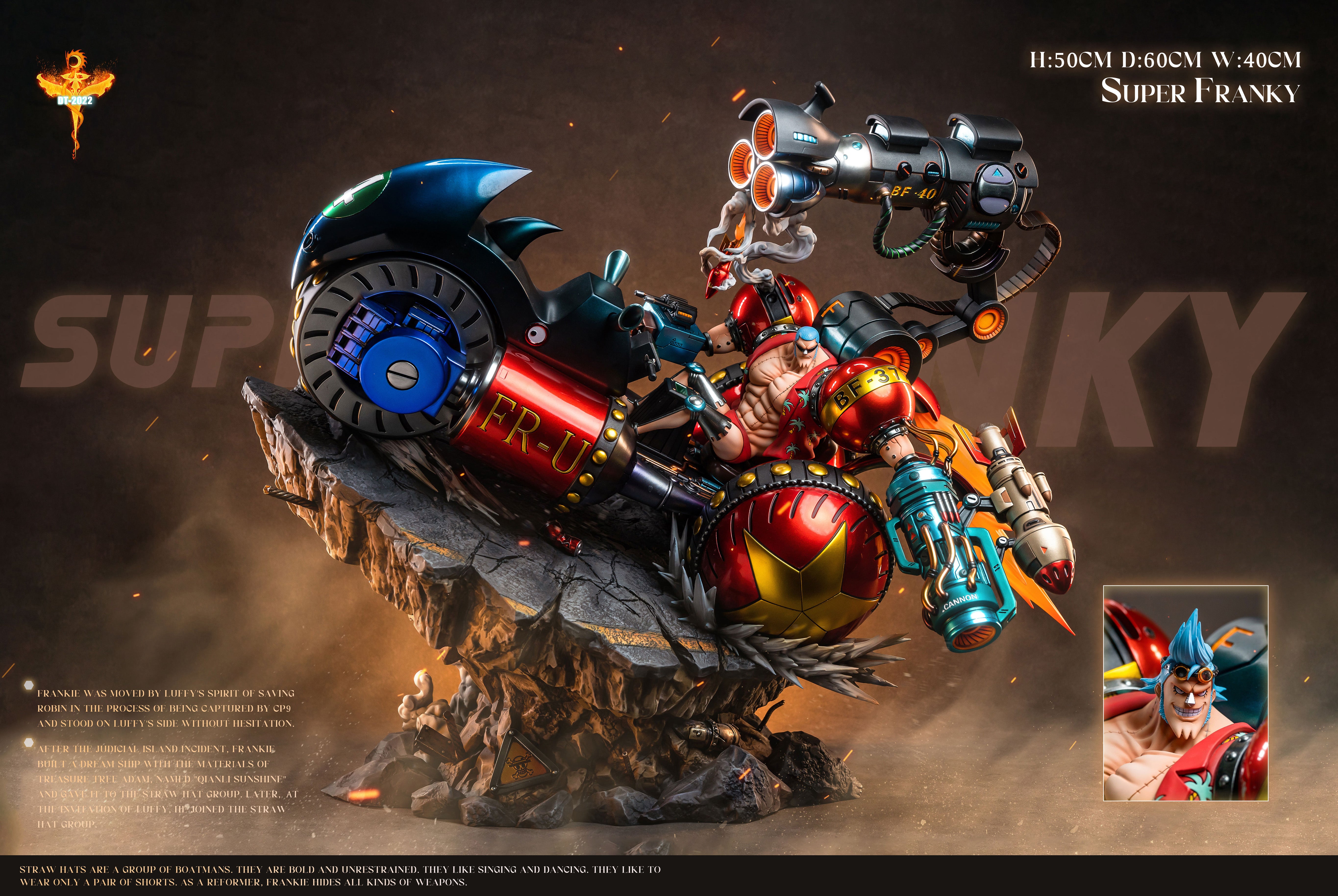 DT STUDIO – ONE PIECE: BF-37 ARMOURED FRANKY AND BLACK RHINO FR-U