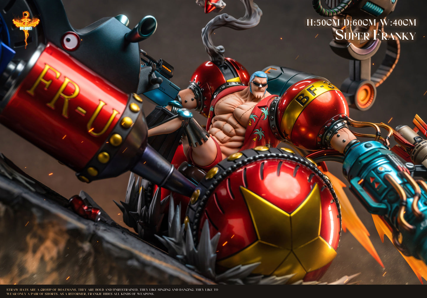 DT STUDIO – ONE PIECE: BF-37 ARMOURED FRANKY AND BLACK RHINO FR-U IV [SOLD OUT]